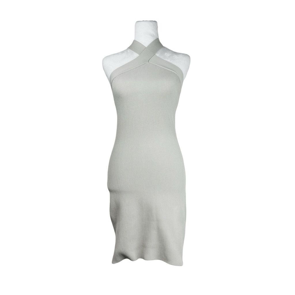 Other BABATON Women's Bodycon Ribbed Mini Dress Halter Neck M Size M / US 6-8 / IT 42-44 - 1 Thumbnail