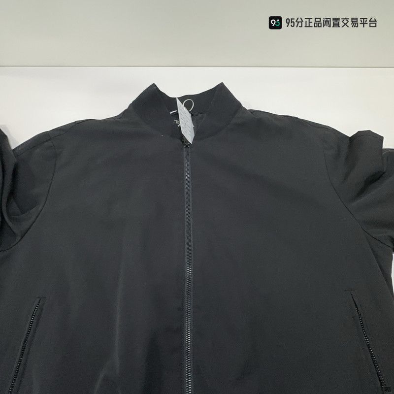 Ermenegildo Zegna Zegna FW22 Men's Solid Zip Stand Collar Jacket. Size US M / EU 48-50 / 2 - 6 Thumbnail