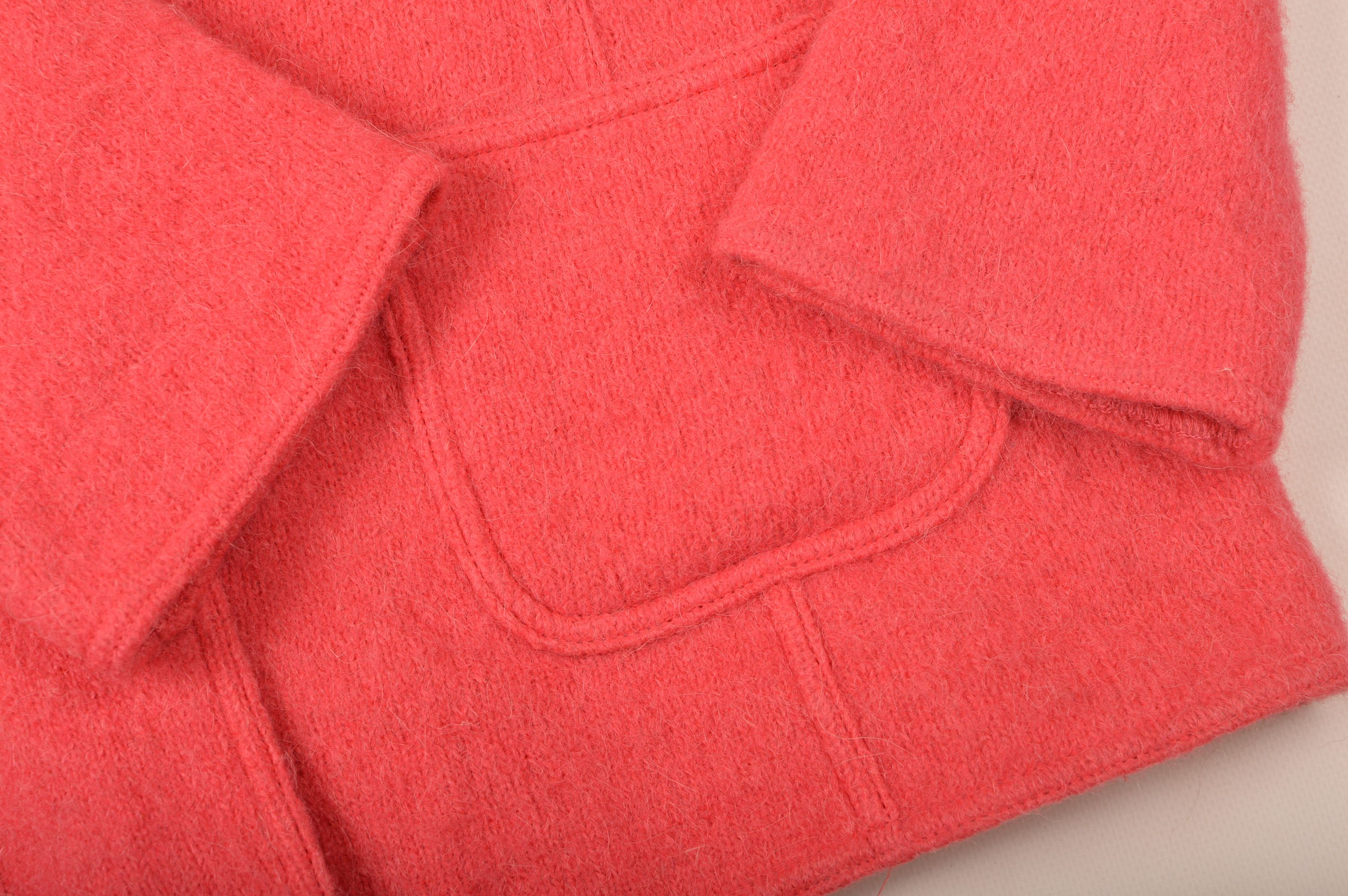 Gucci × Vintage Gucci Tom Ford Era Vintage W's Pink Alpaca Wool Cardigan Size L / US 10 / IT 46 - 5 Thumbnail