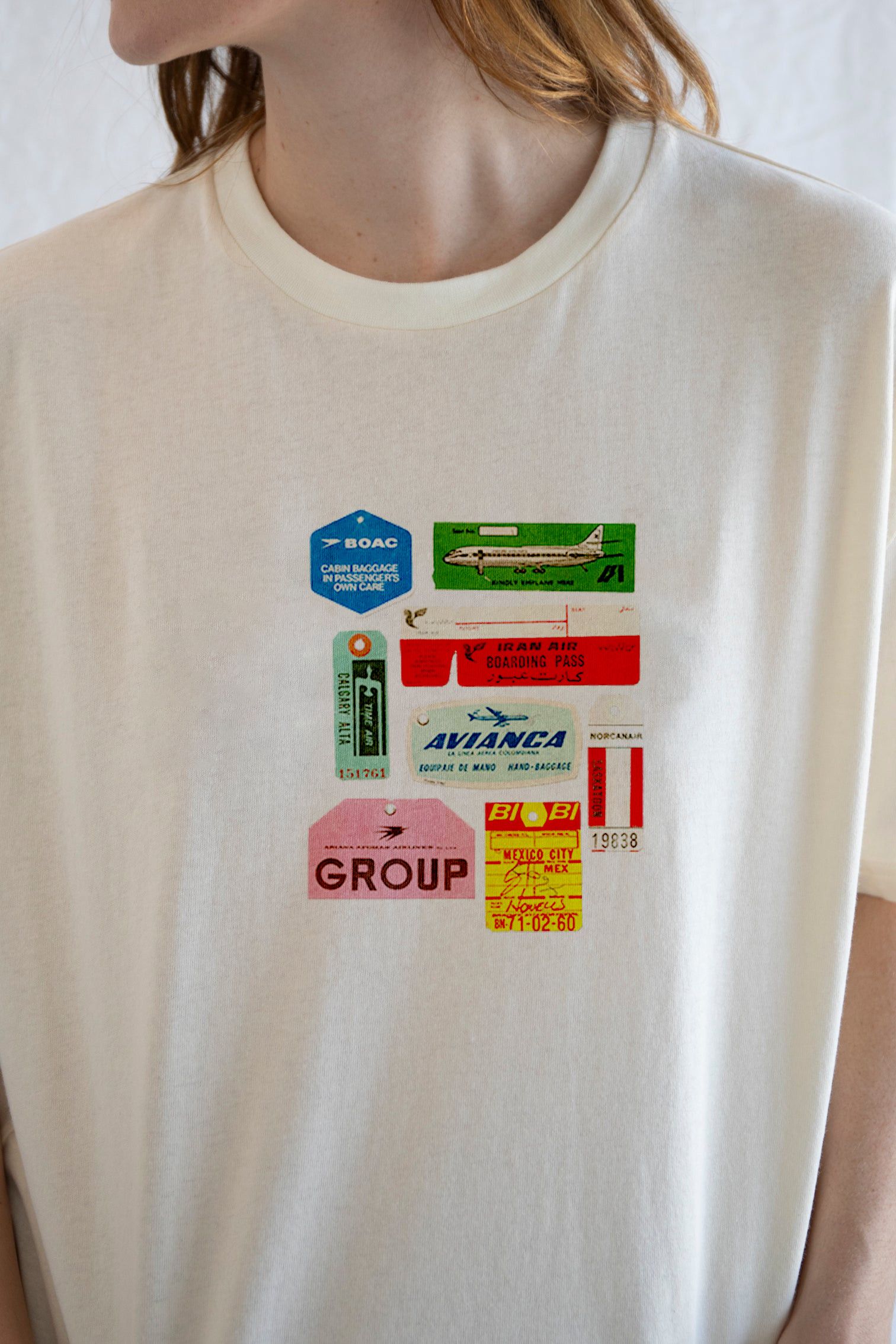 Vintage Flights Not Feelings Tee | Travel Bold, Feel Less Size S / US 4 / IT 40 - 3 Thumbnail