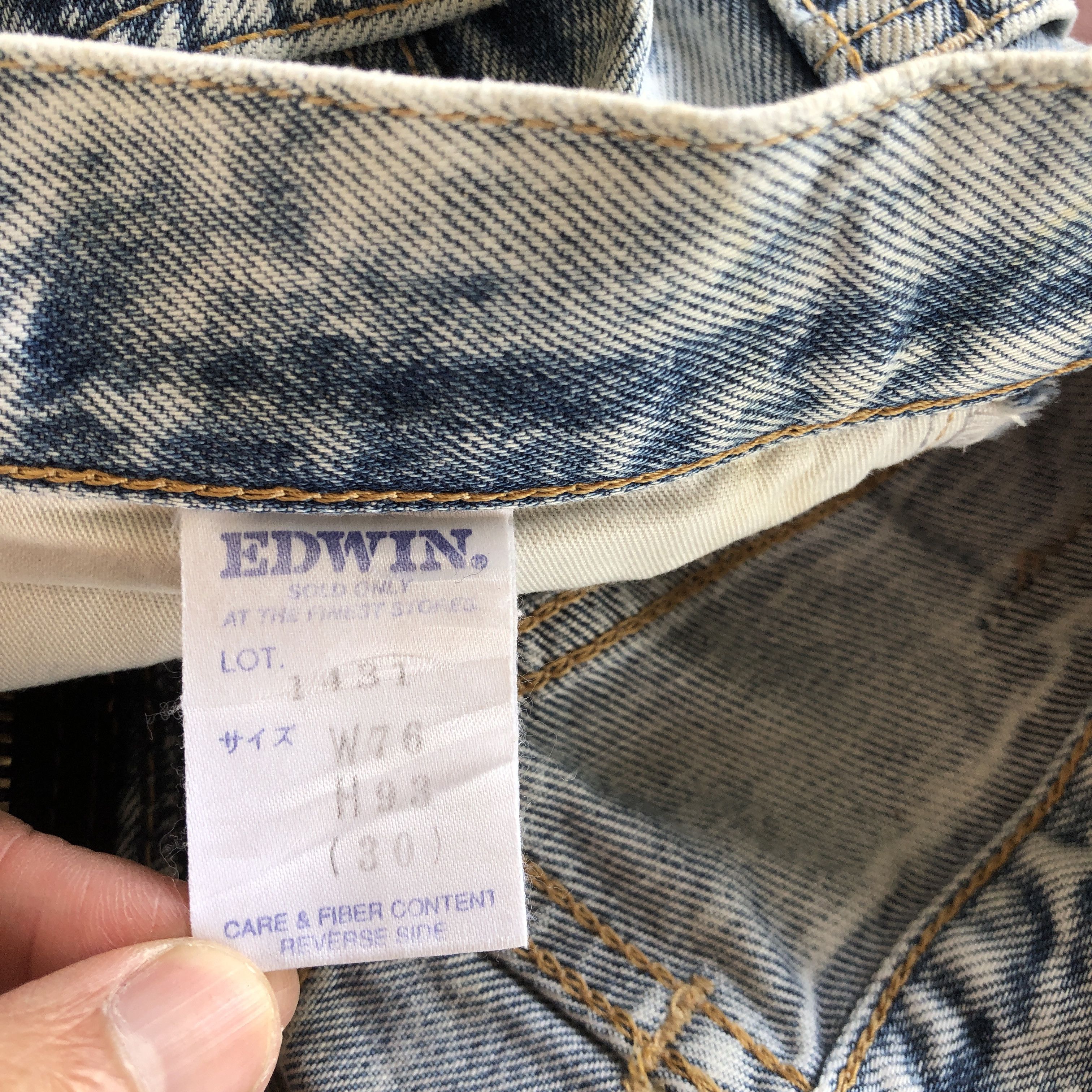 Japanese Brand Vintage Japanese Jeans Acid Wash Denim Pants Size 26" / US 2 / IT 38 - 7 Thumbnail