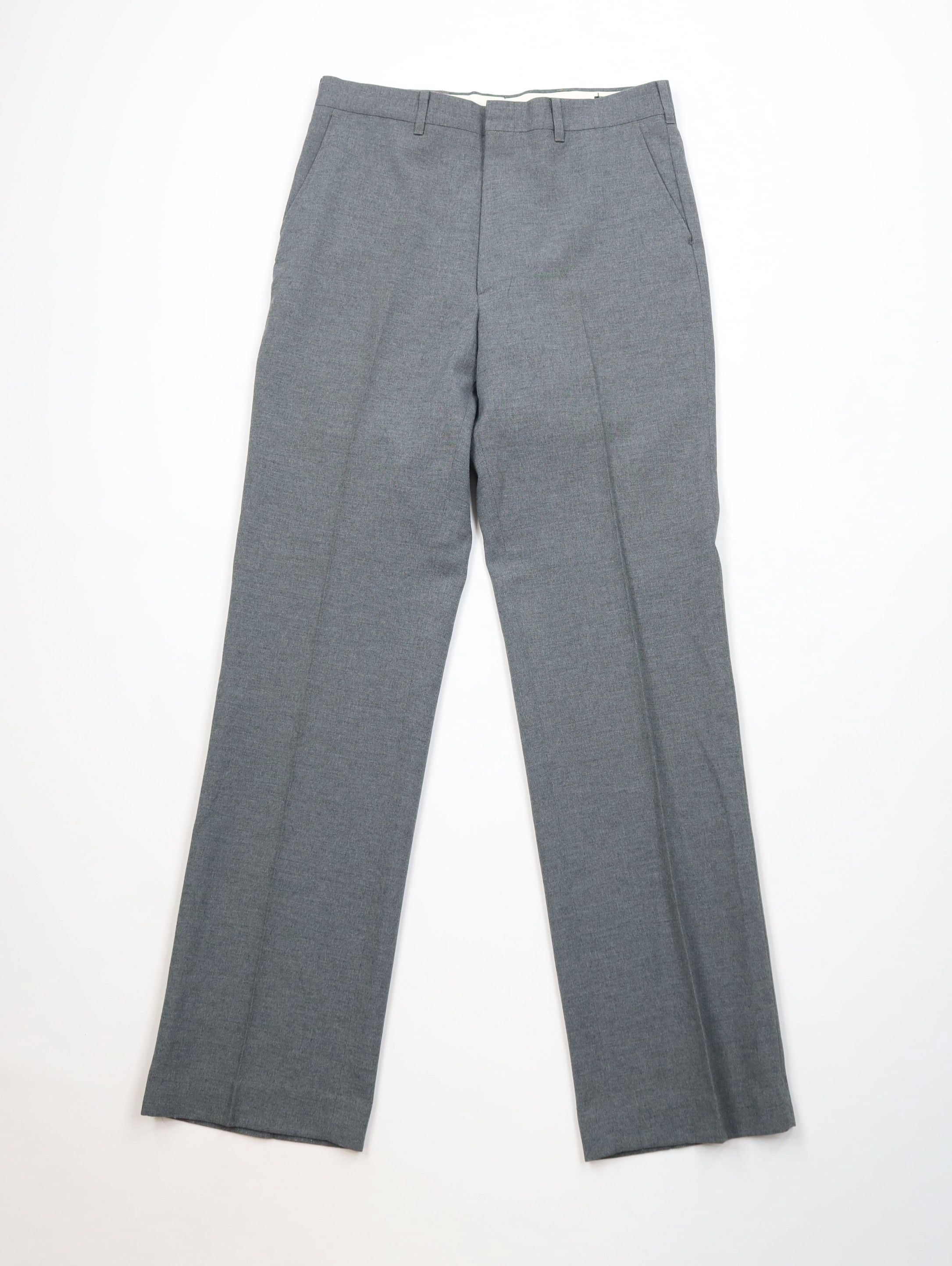 Vintage Vintage 70s Streetwear Blend Wide Leg Chino Pants Gray USA Size US 32 / EU 48 - 1 Thumbnail