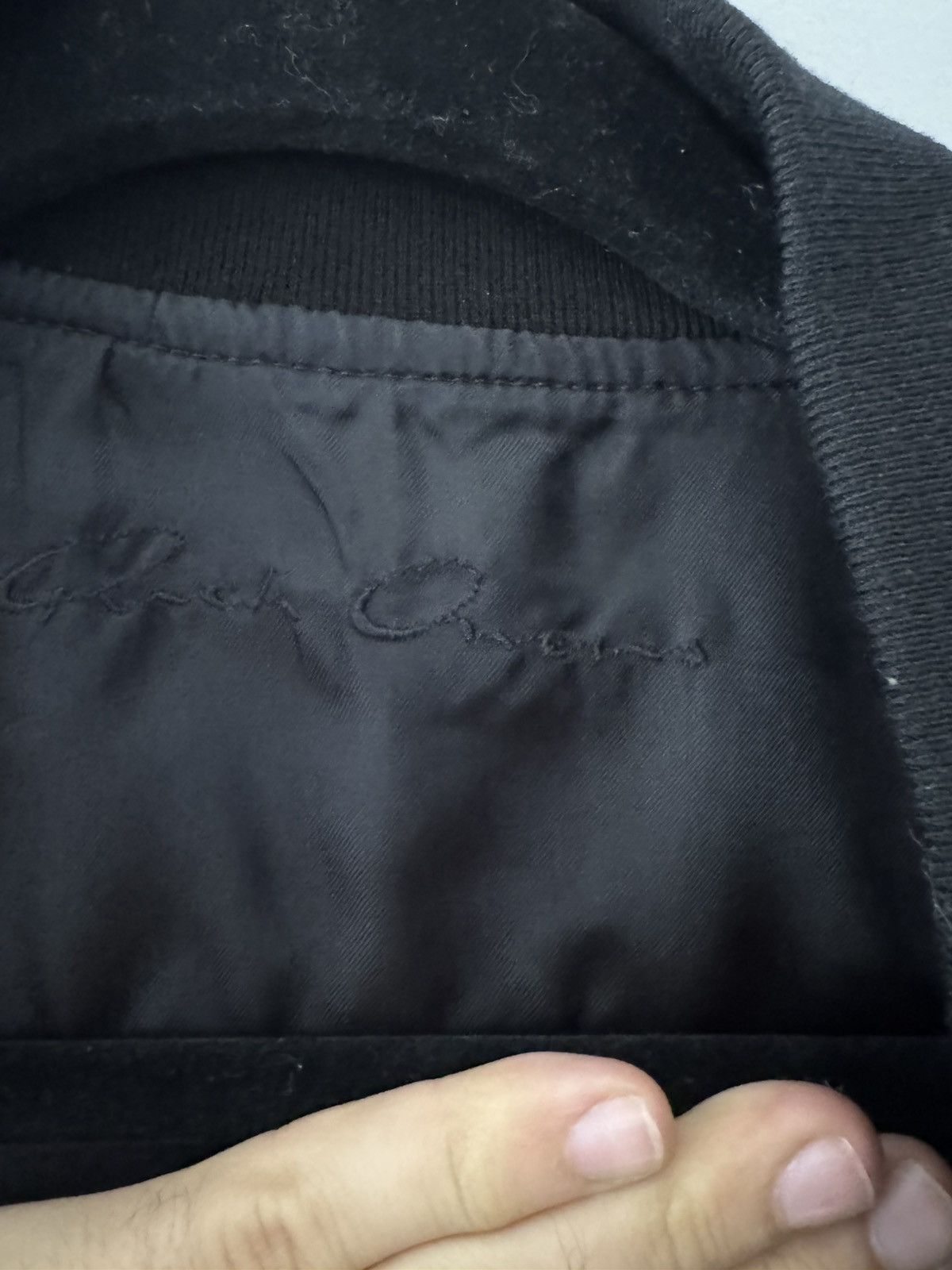 Rick Owens Rick Owens Archive Cotton Twill Flight Bomber Black Size S / US 4 / IT 40 - 5 Thumbnail