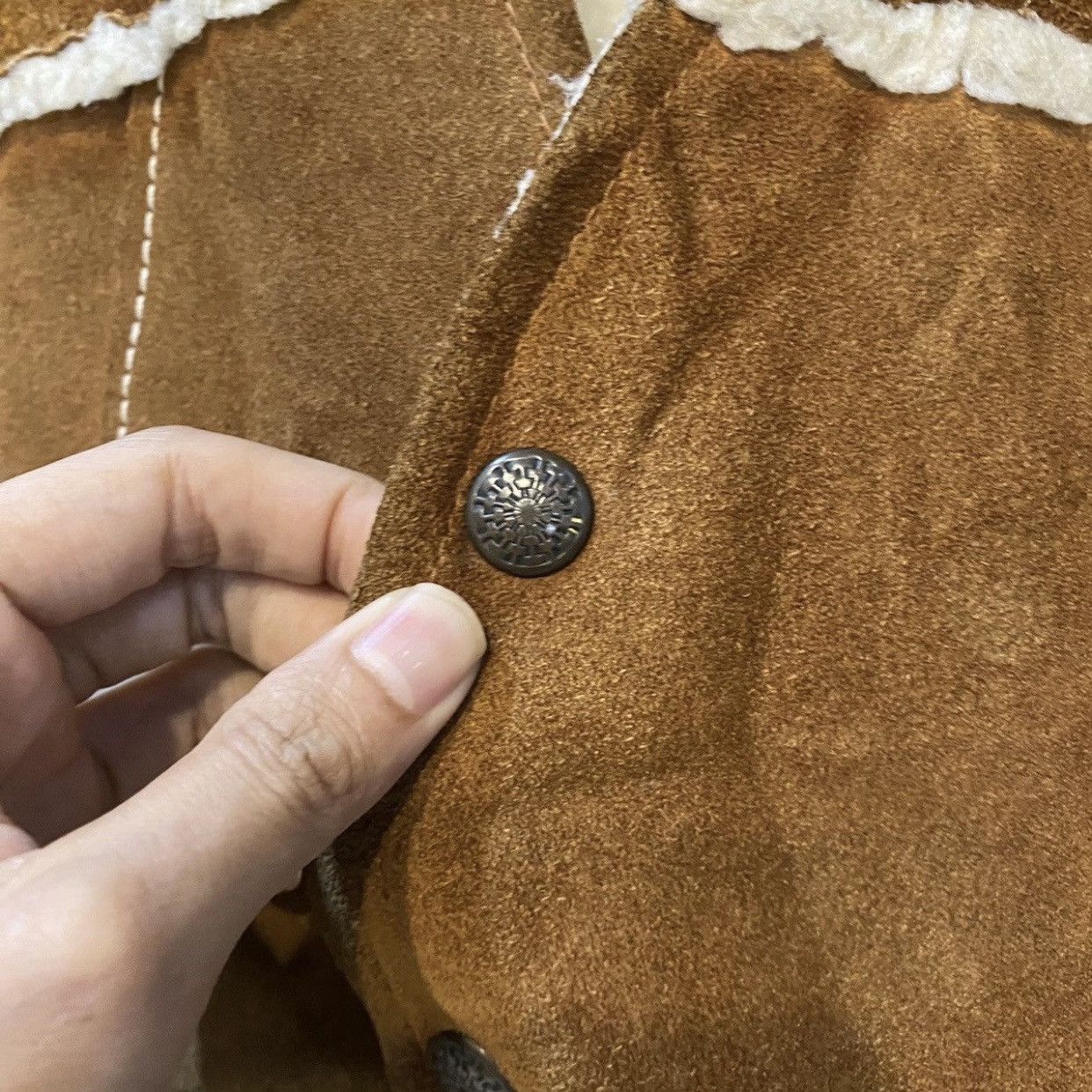 Cowboy Equipment Vintage Pioneer Wear Made in USA Leather Vest Size US M / EU 48-50 / 2 - 6 Thumbnail