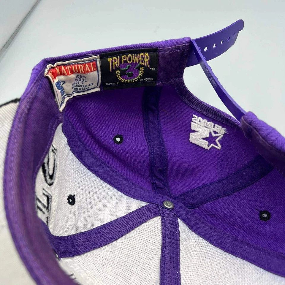 Starter × Vintage Northwestern Wildcats Hat Men Tri Power Snap Back Cap Size ONE SIZE - 7 Thumbnail