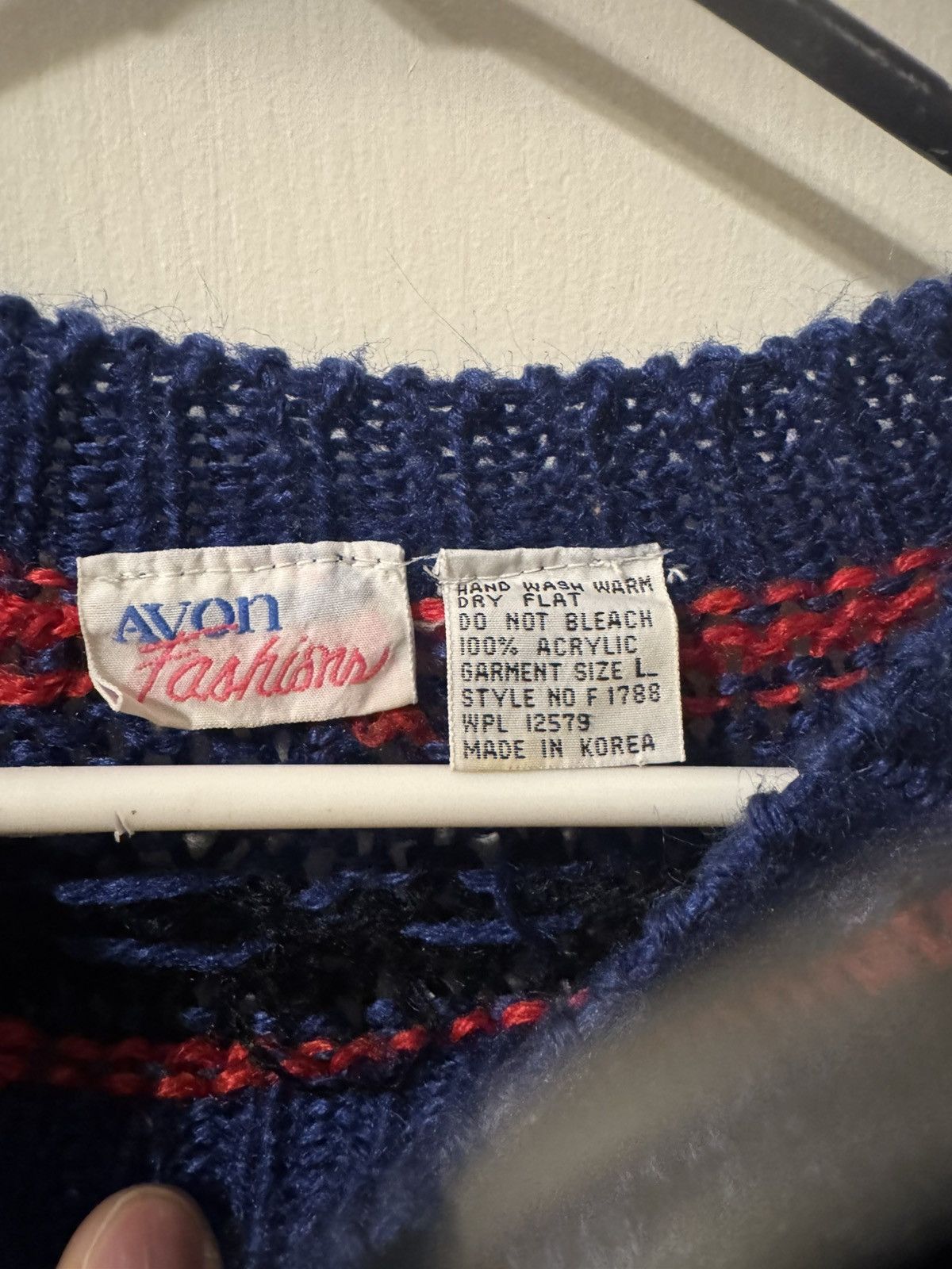 Other Vintage Avon Fashions Knit Sweater Size US XL / EU 56 / 4 - 2 Thumbnail