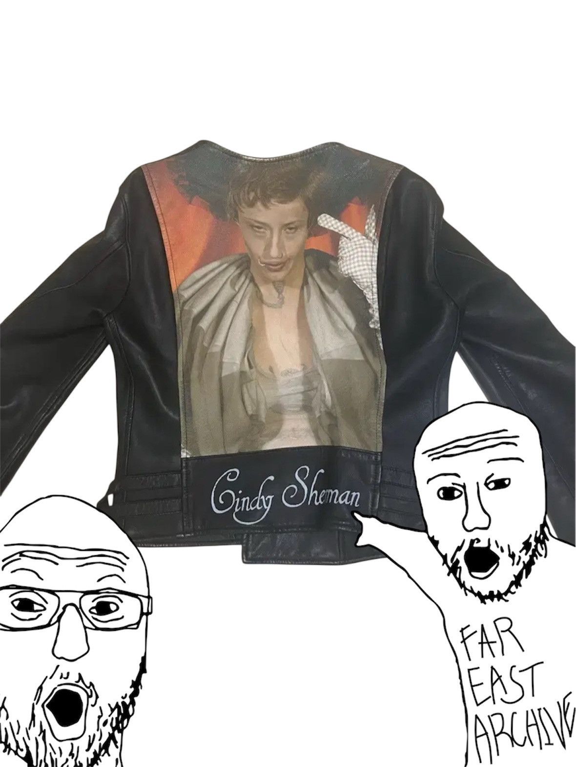 Undercover *rare* Undercover Cindy Sherman Leather Jacket Size US S / EU 44-46 / 1 - 1 Thumbnail