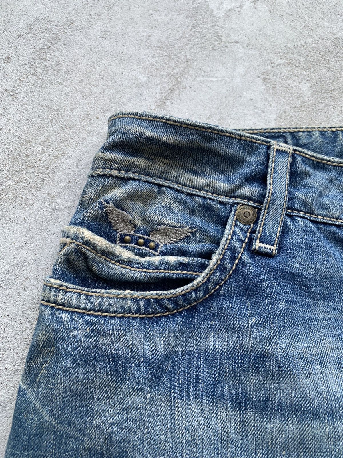 Robins Jeans ROBINS JEAN COMPARED TO WHO SKULL STUDDED JEANS Size US 29 - 10 Thumbnail