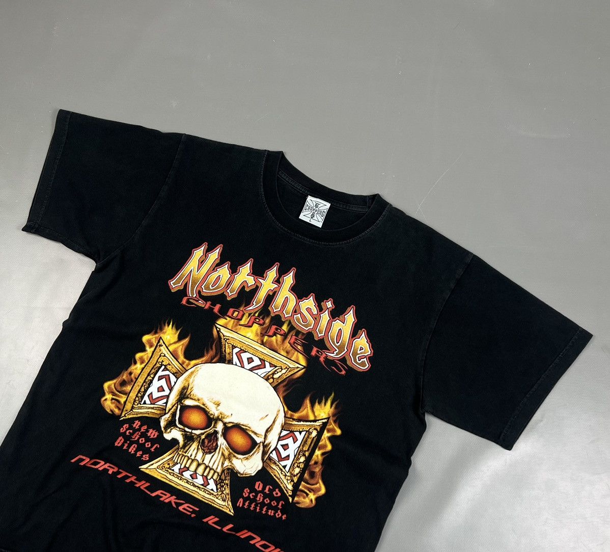 Band Tees × Vintage × West Coast Choppers Rare Vintage West Coast Choppers Northside Biker T Shirt Size US L / EU 52-54 / 3 - 3 Thumbnail
