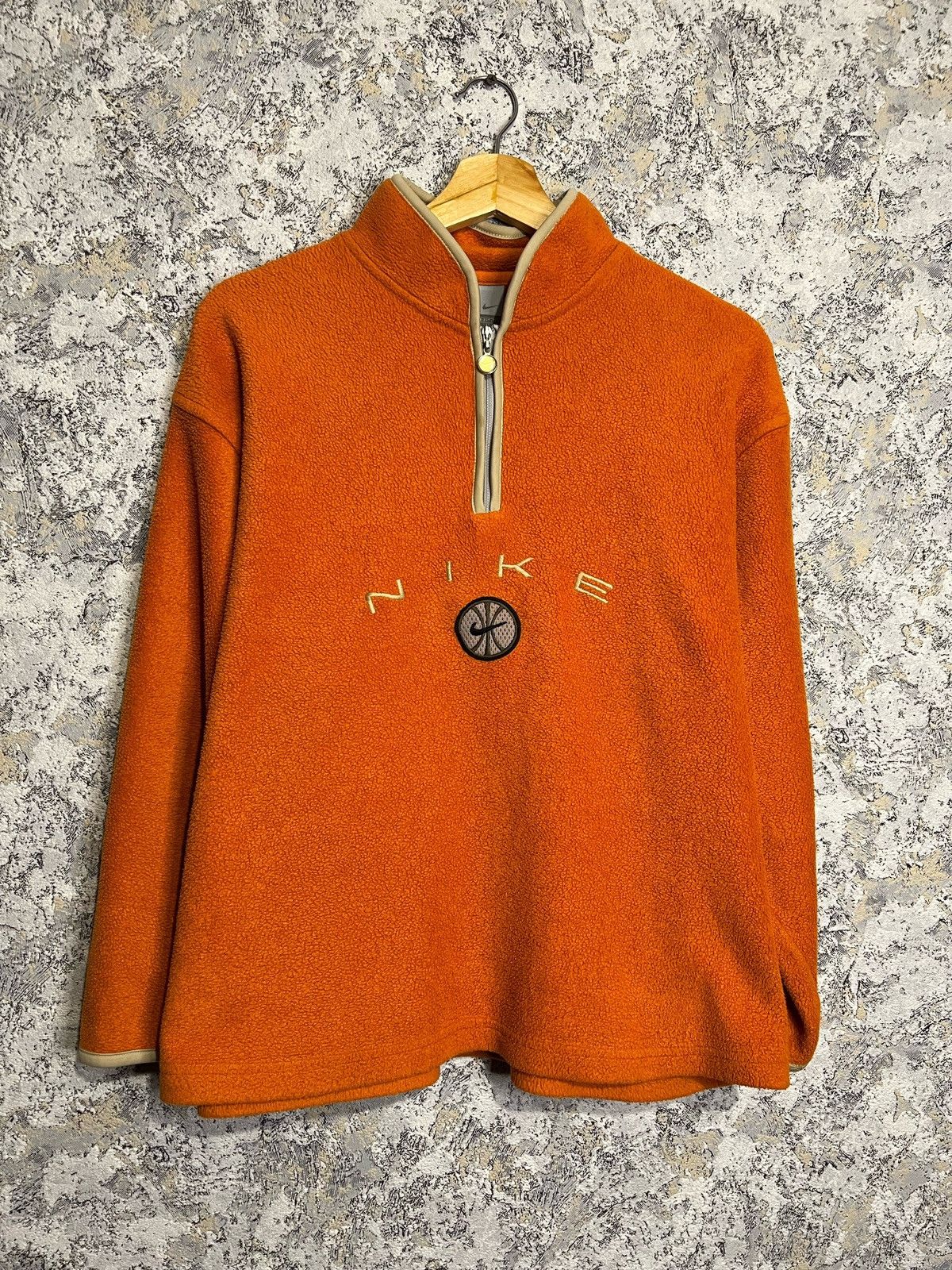 Vintage Nike Vintage Teddy 1/4 Zip Fleece Sweatshirt Size M Y2K Size US M / EU 48-50 / 2 - 1 Thumbnail