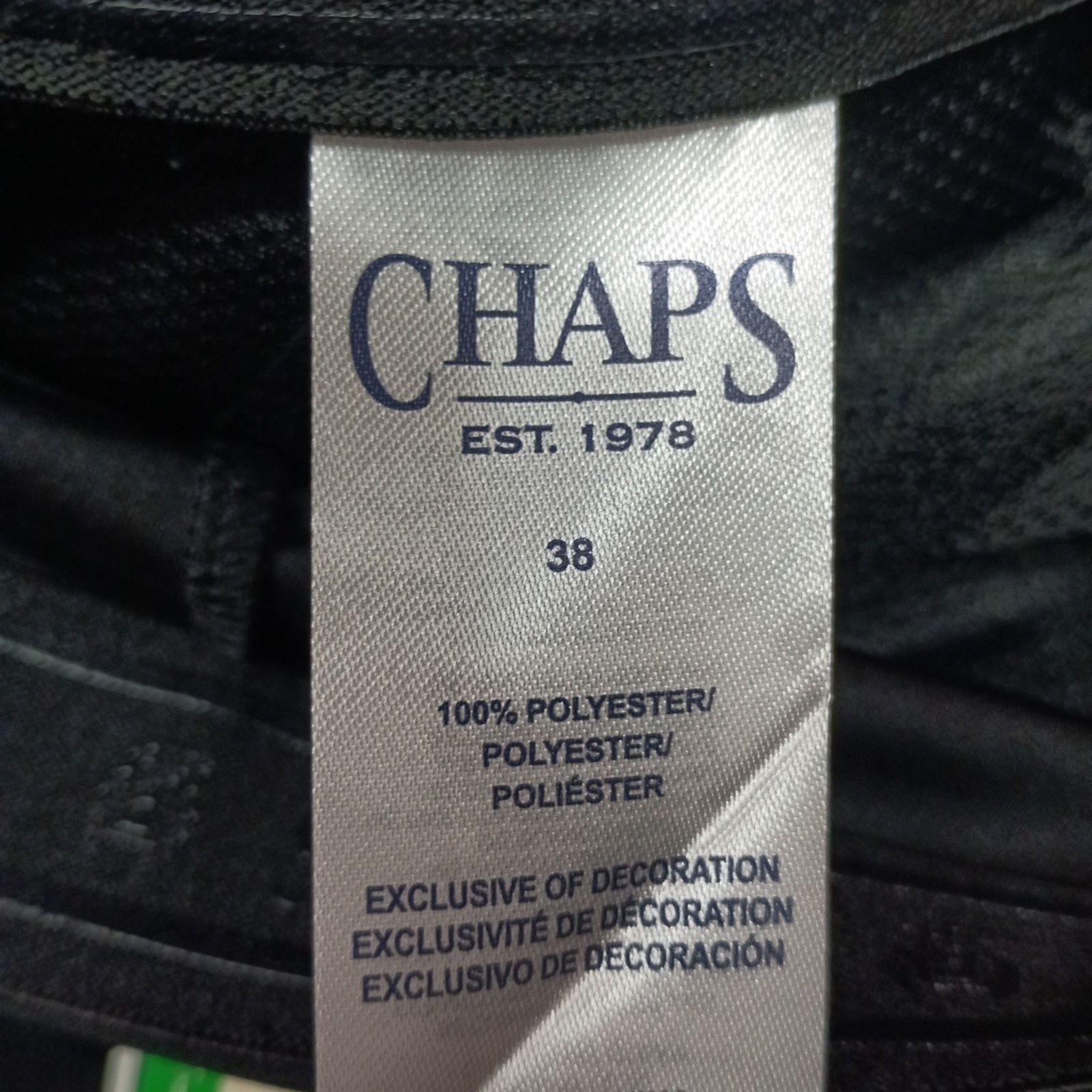 Chaps Chaps Golf Performance Slim Fit Pants Men's 38x32 Black Size US 38 / EU 54 - 5 Thumbnail