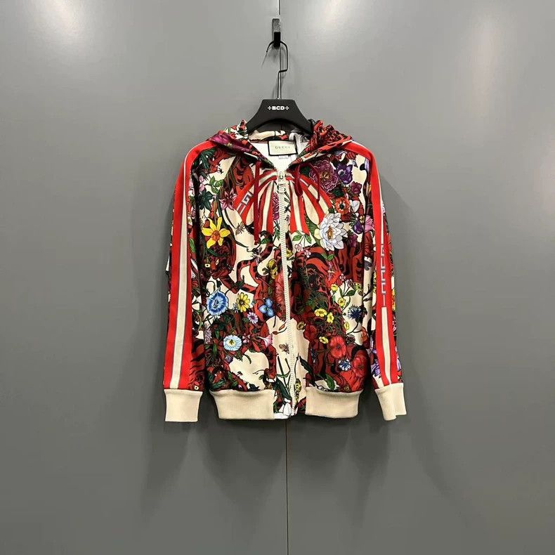 Gucci Gucci Floral full-print hooded jacket 2502-Nextarrow Size US M / EU 48-50 / 2 - 1 Thumbnail