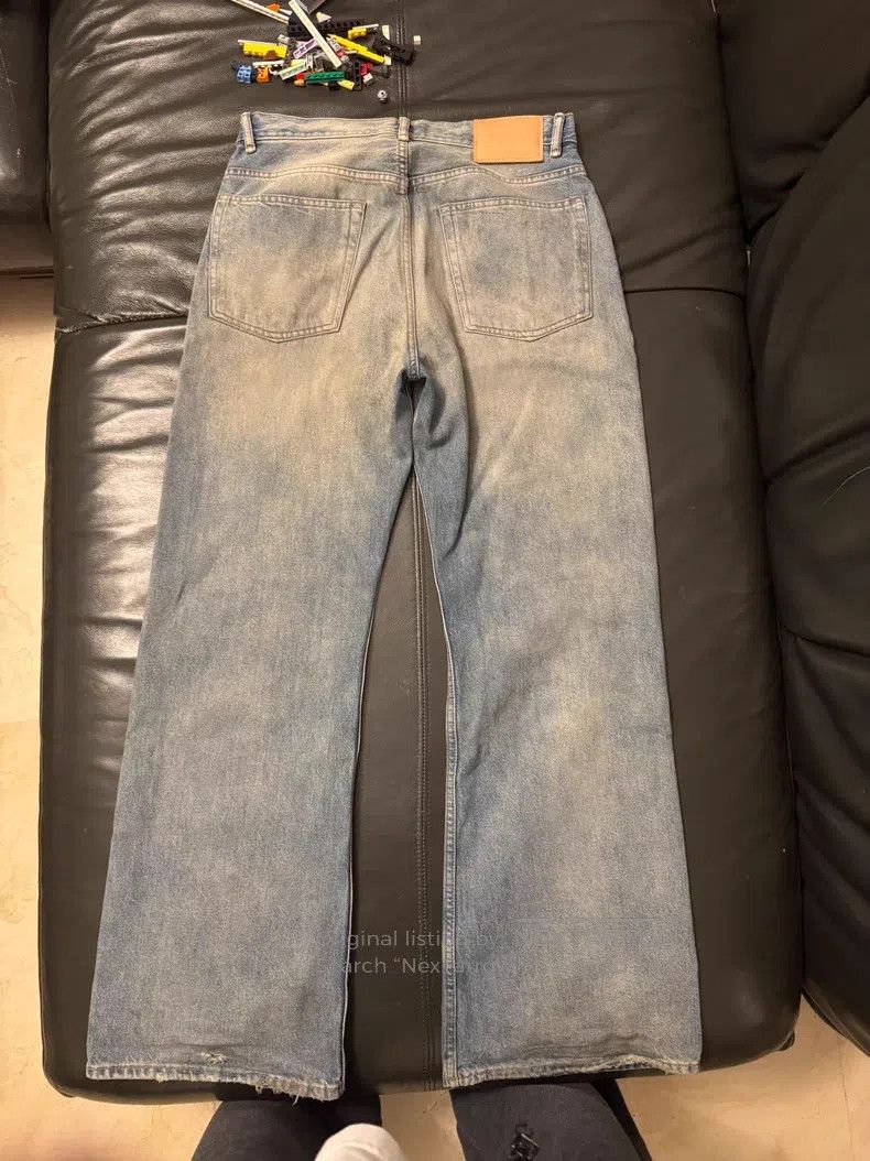 Acne Studios Acne Studios Ripped Distressed Denim Pants Size US 30 / EU 46 - 2 Thumbnail