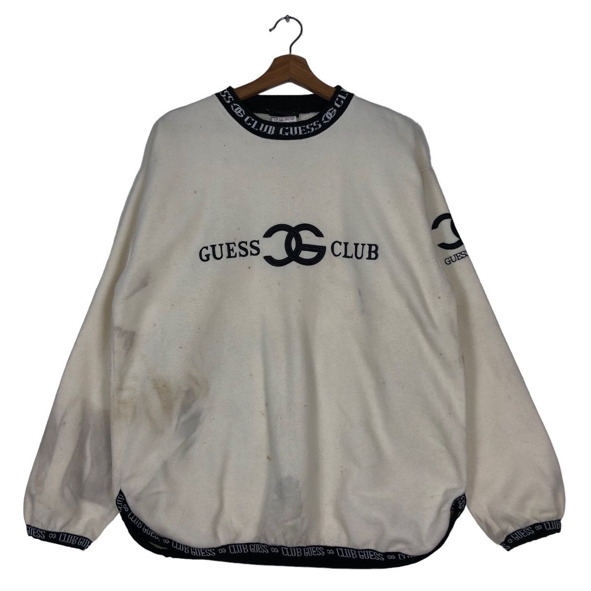 Guess 🔥Vintage Sweatshirt Guess Big Logo Size US L / EU 52-54 / 3 - 1 Thumbnail