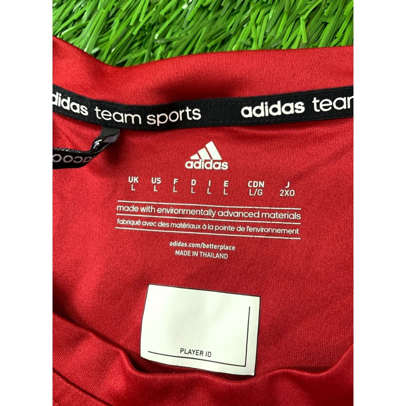 Adidas ADIDAS Team Sports Jersey Shirt Men L Red 2018 Adidas Performance T-Shirt Sports 54 cm Pit to Pit Mens Size US L / EU 52-54 / 3 - 5 Thumbnail
