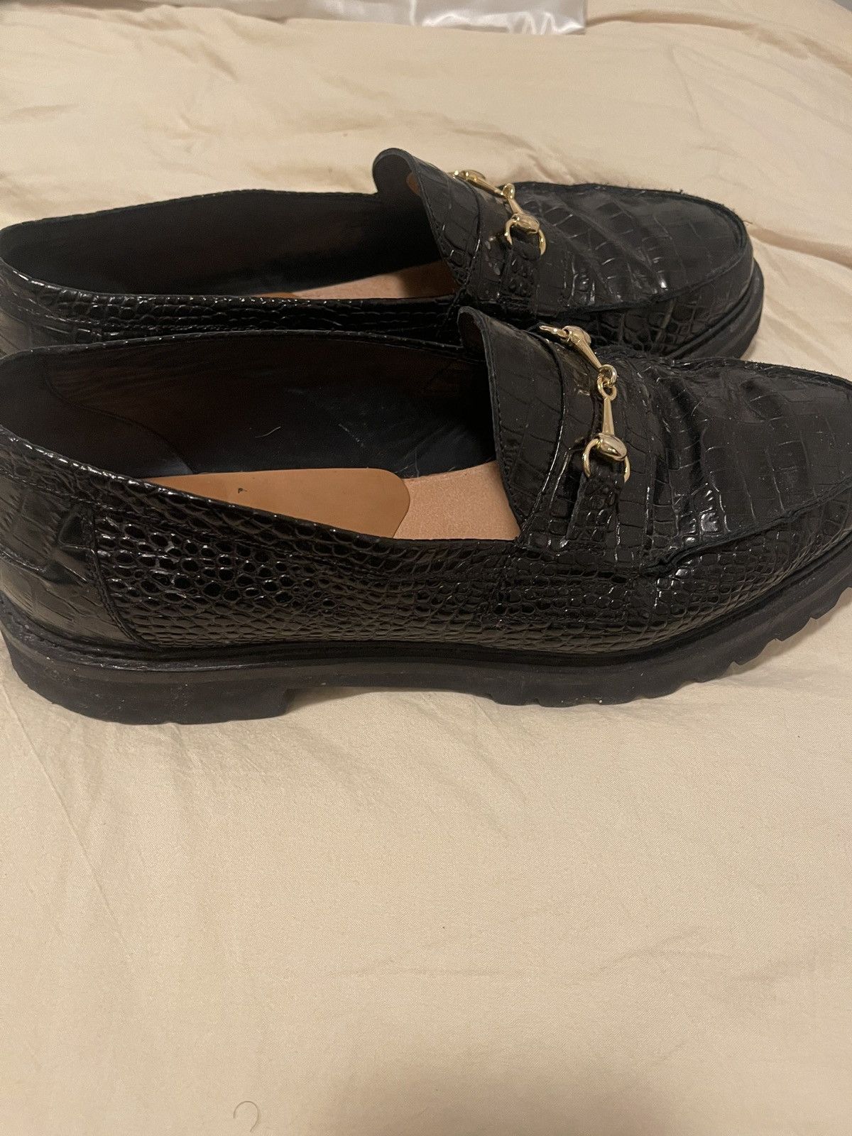 Blackstock & Weber Black Croc horsebit loafers-Size 13 Size US 13 / EU 46 - 2 Thumbnail