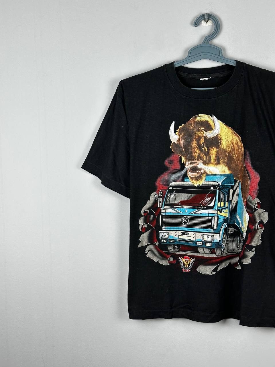 Harley Davidson Vintage 80's GHW Motiv Collectiv Trucker T-shirt Size US M / EU 48-50 / 2 - 2 Thumbnail