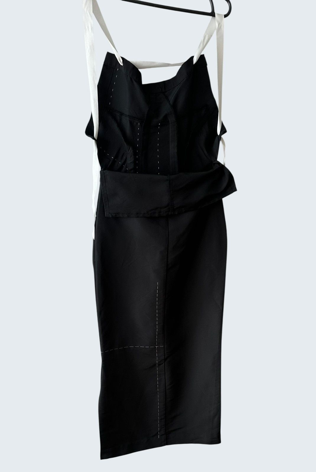 Yohji Yamamoto Yohji Yamamoto SS2000 Runway Backless Silk Stitch Dress Size S / US 4 / IT 40 - 10 Thumbnail