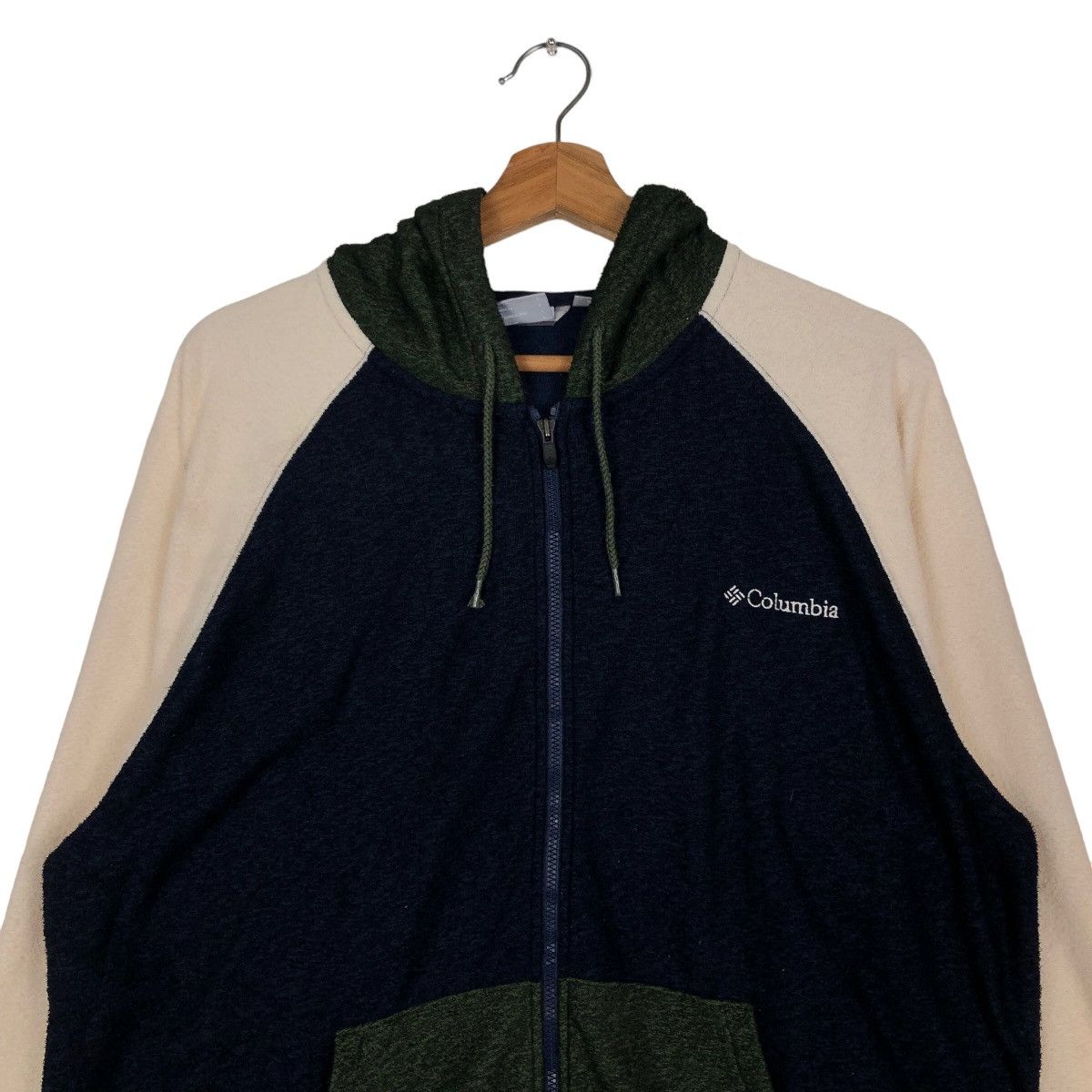 Japanese Brand 🔥Zipper Jacket Oudoor Columbia Hiking Double Colour Size US L / EU 52-54 / 3 - 3 Thumbnail