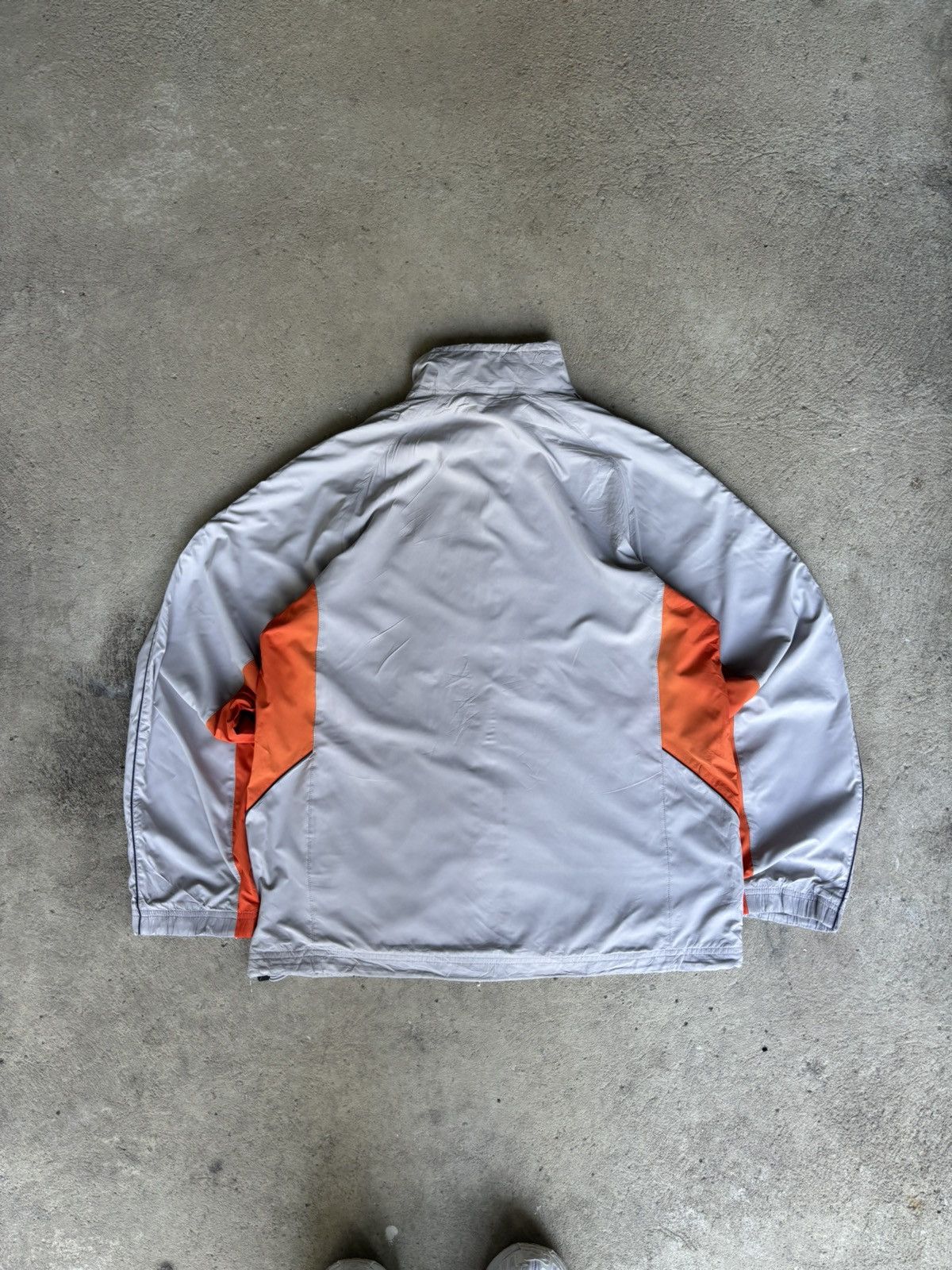 Nike × Vintage Nike Vintage y2k Jacket swoosh ⭐️RARE⭐️ gray M Size US M / EU 48-50 / 2 - 2 Thumbnail