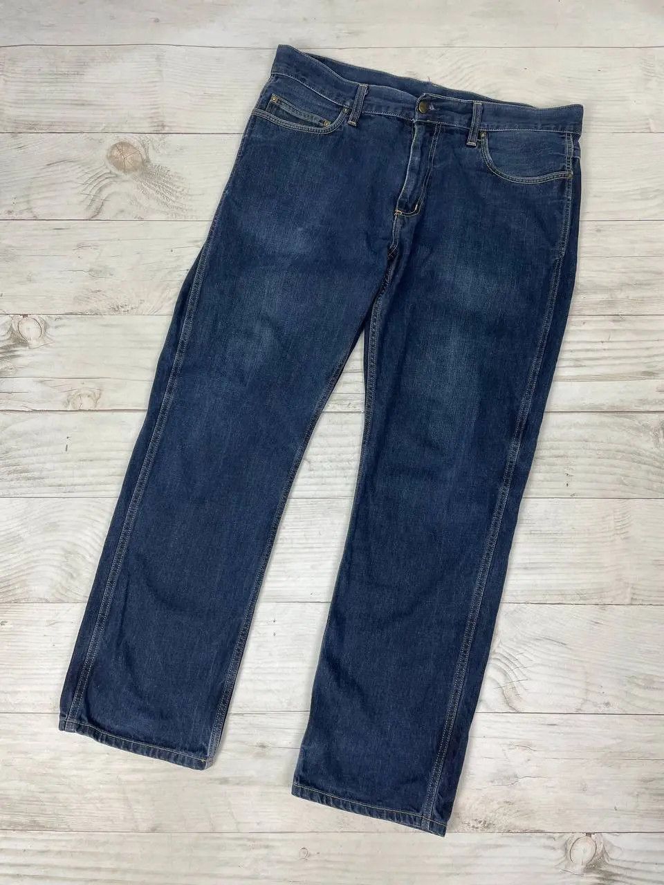 Carhartt Carhartt WIP Western Pants Denim Jeans Blue Men Size 36x32 Size US 36 / EU 52 - 10 Thumbnail