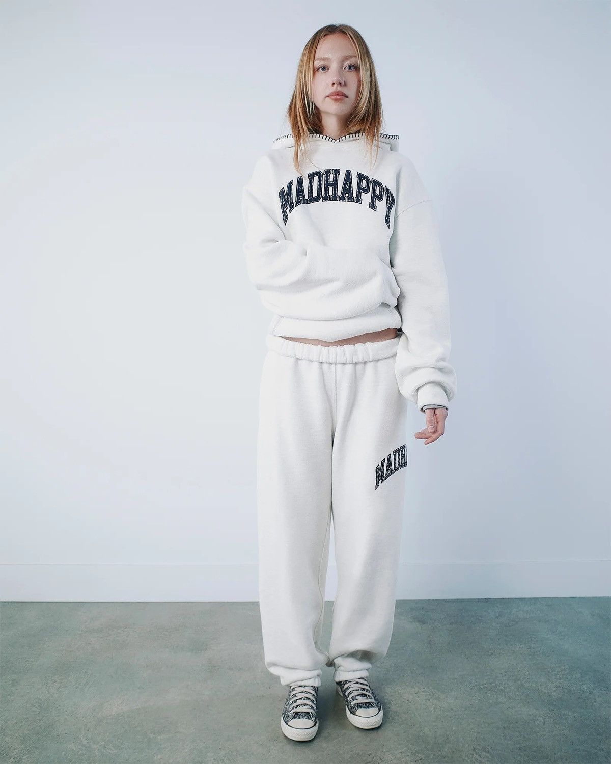 Madhappy Campus Fleece Sweatpants - Ash (Gray Size S Women)