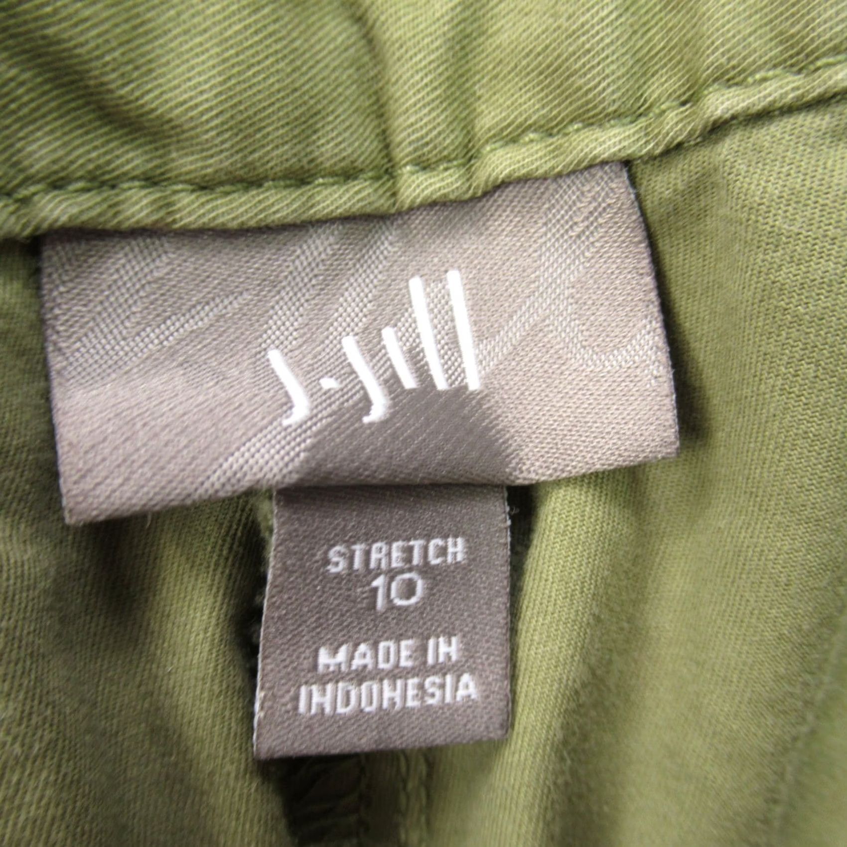 J. Jill J. Jill Pants Womens 10 Stretch Capri Green Outdoors Casual Lightweight Size 32" / US 10 / IT 46 - 4 Thumbnail