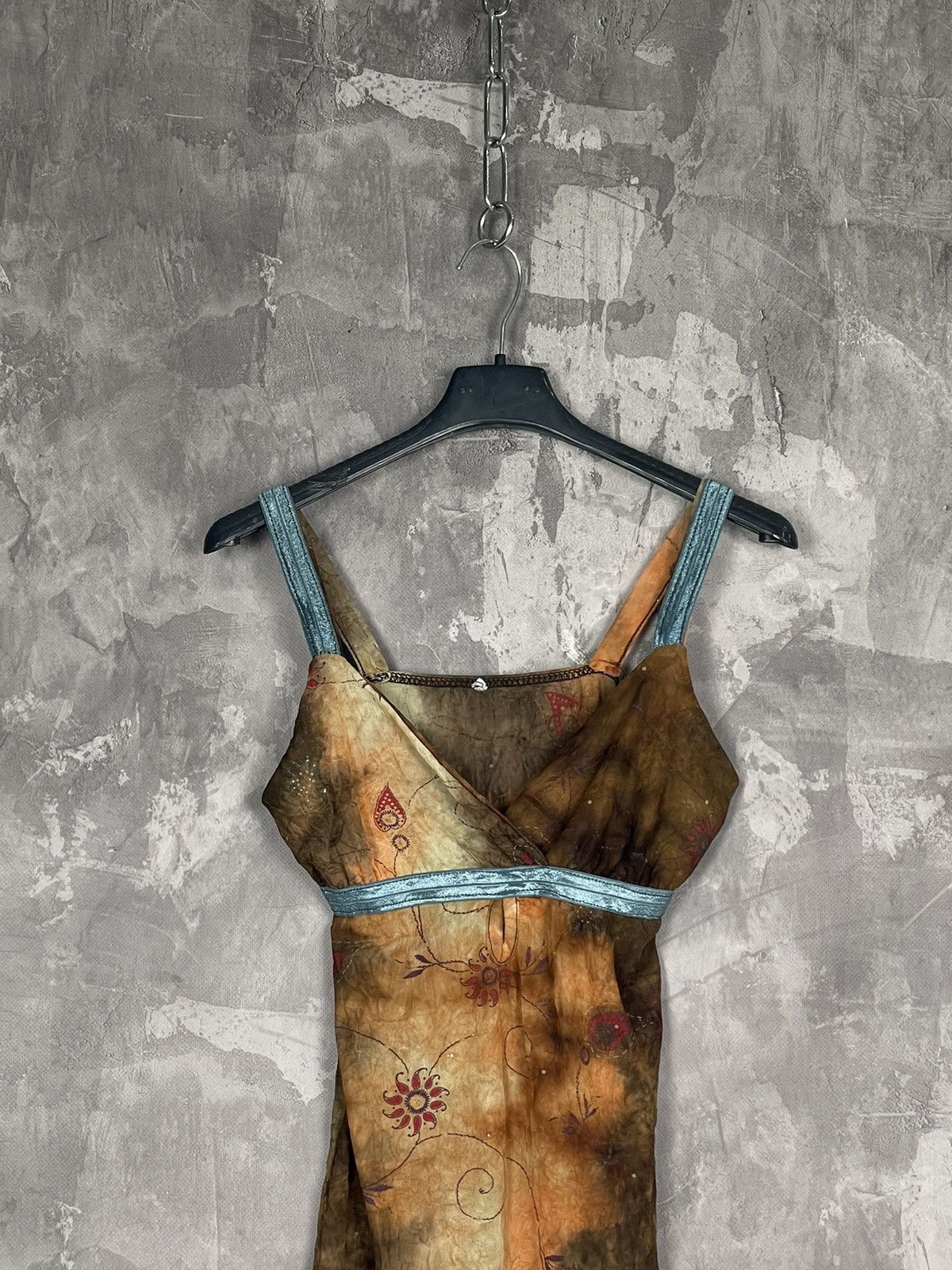 Japanese Brand × Vintage Mesh JPG Style Avant Garde Y2K Archival Tank Top Size S / US 4 / IT 40 - 2 Thumbnail