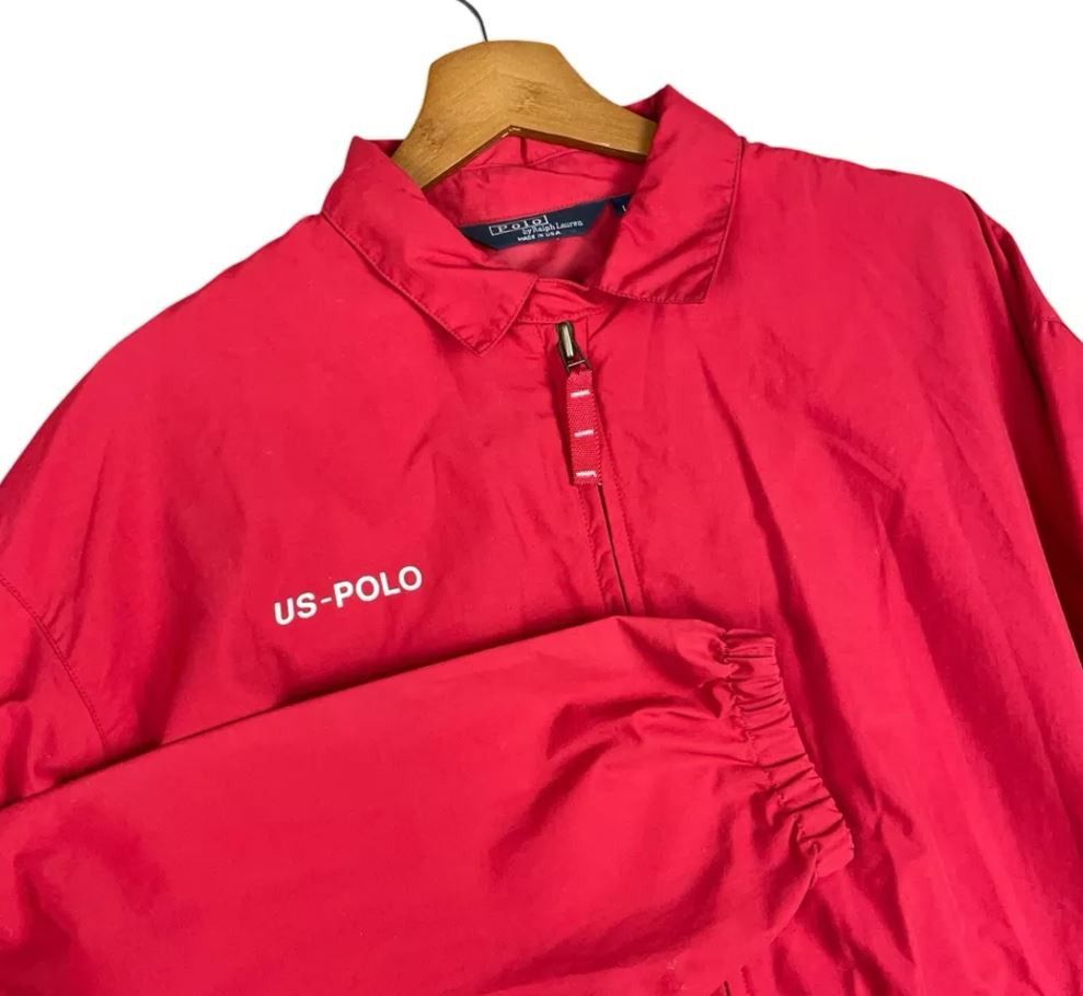 Polo Ralph Lauren Vintage Polo Ralph Lauren Spelled Out Windbreaker Jacket Size US L / EU 52-54 / 3 - 7 Thumbnail
