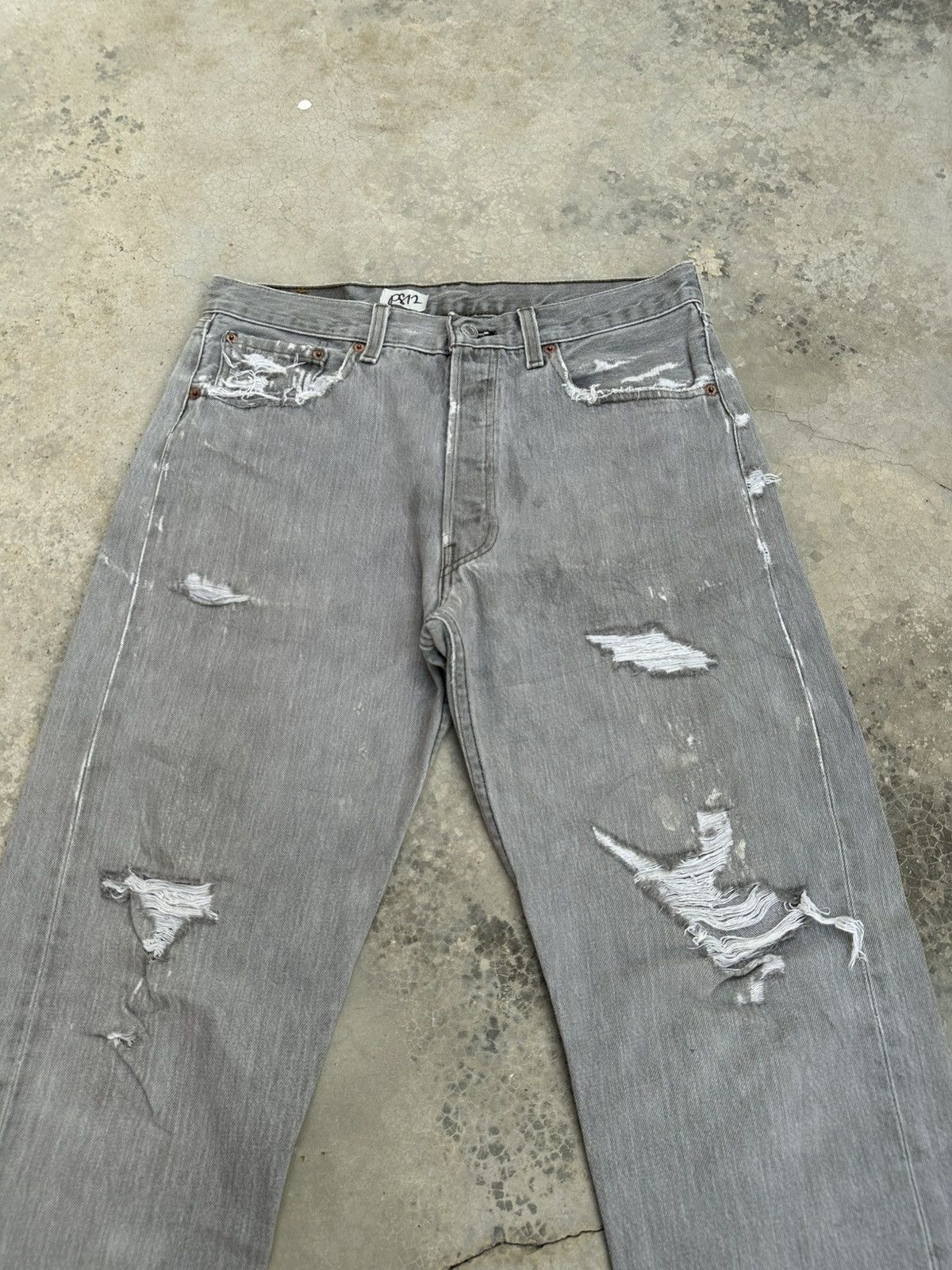 Levi's Vintage Levis 501 Distressed Pant Size US 31 - 2 Thumbnail