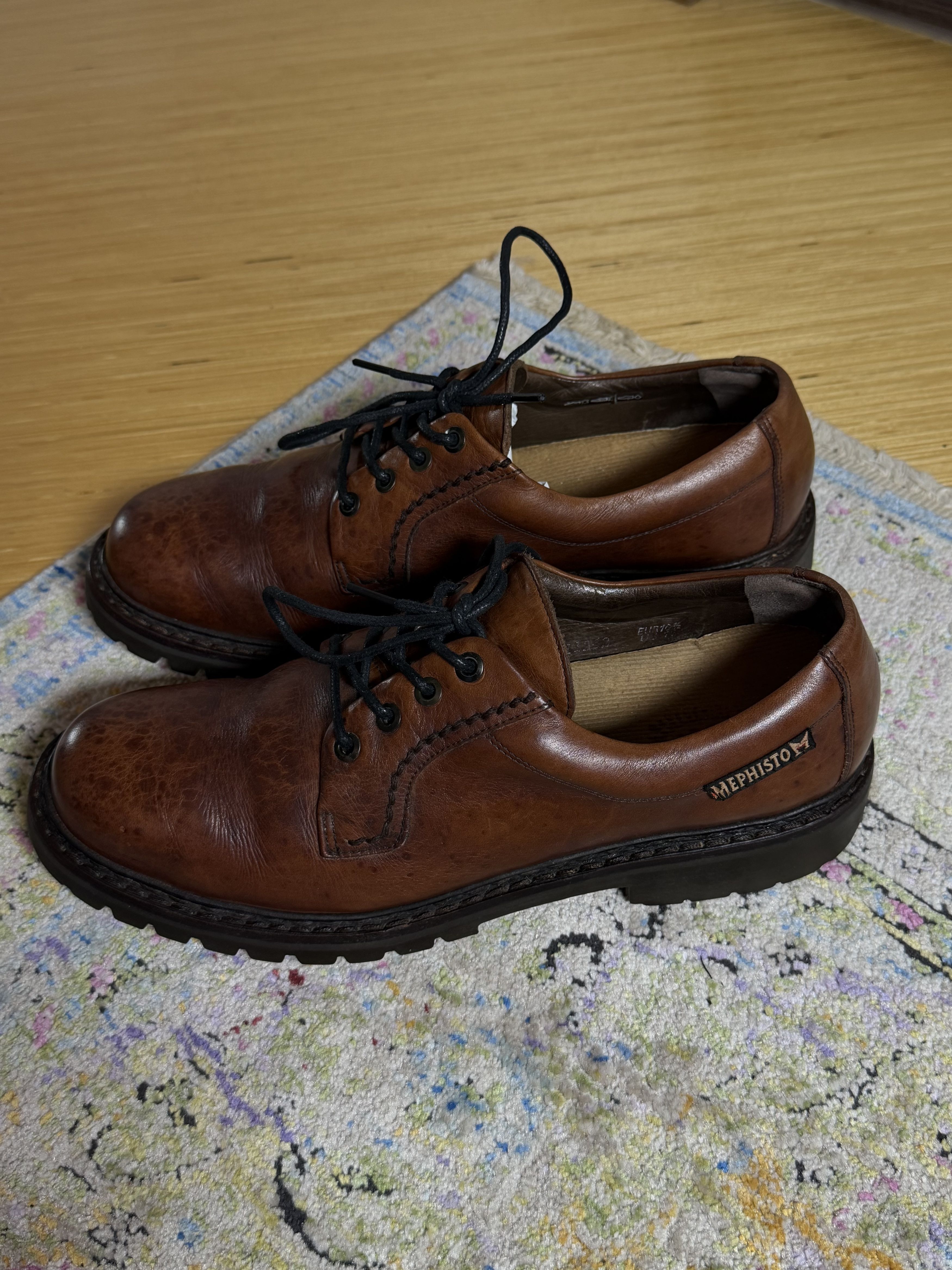 Mephisto MEPHISTO EDDY Men's Shoes Dark Brown Leather Smooth Size US 11 / EU 44 - 3 Thumbnail