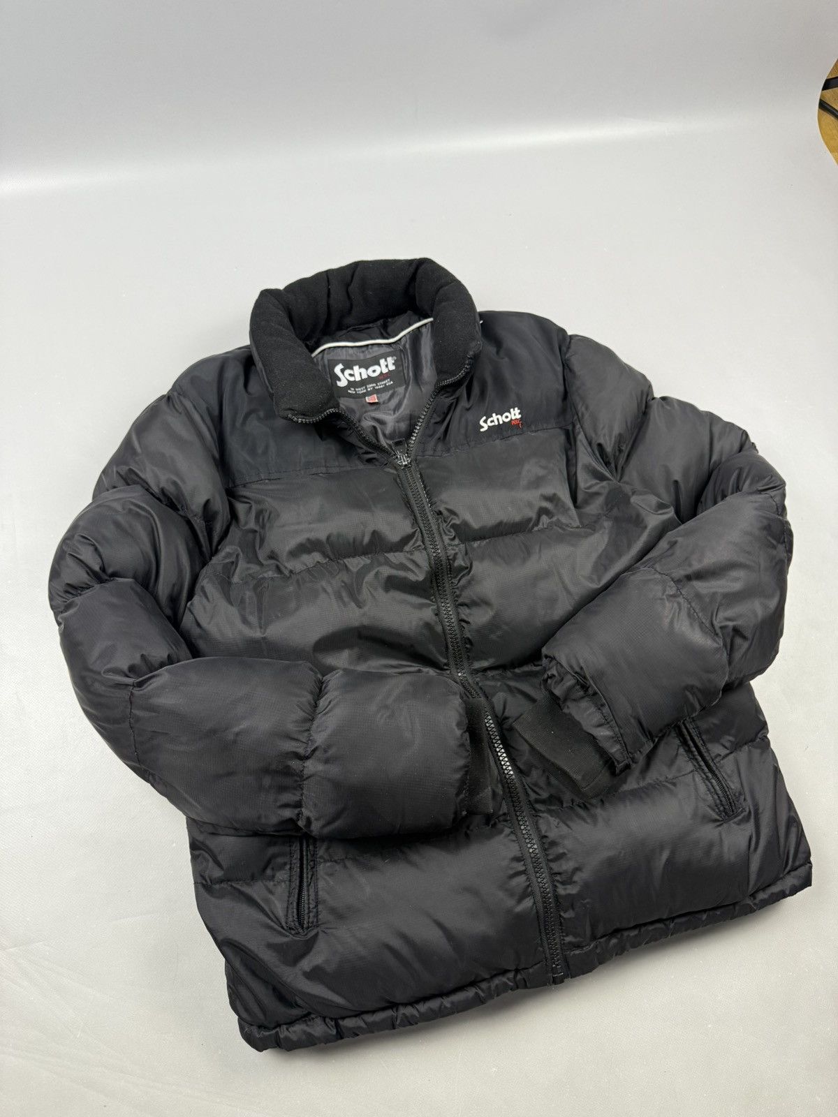 Schott Schott puffer black size L mens Size US L / EU 52-54 / 3 - 4 Thumbnail