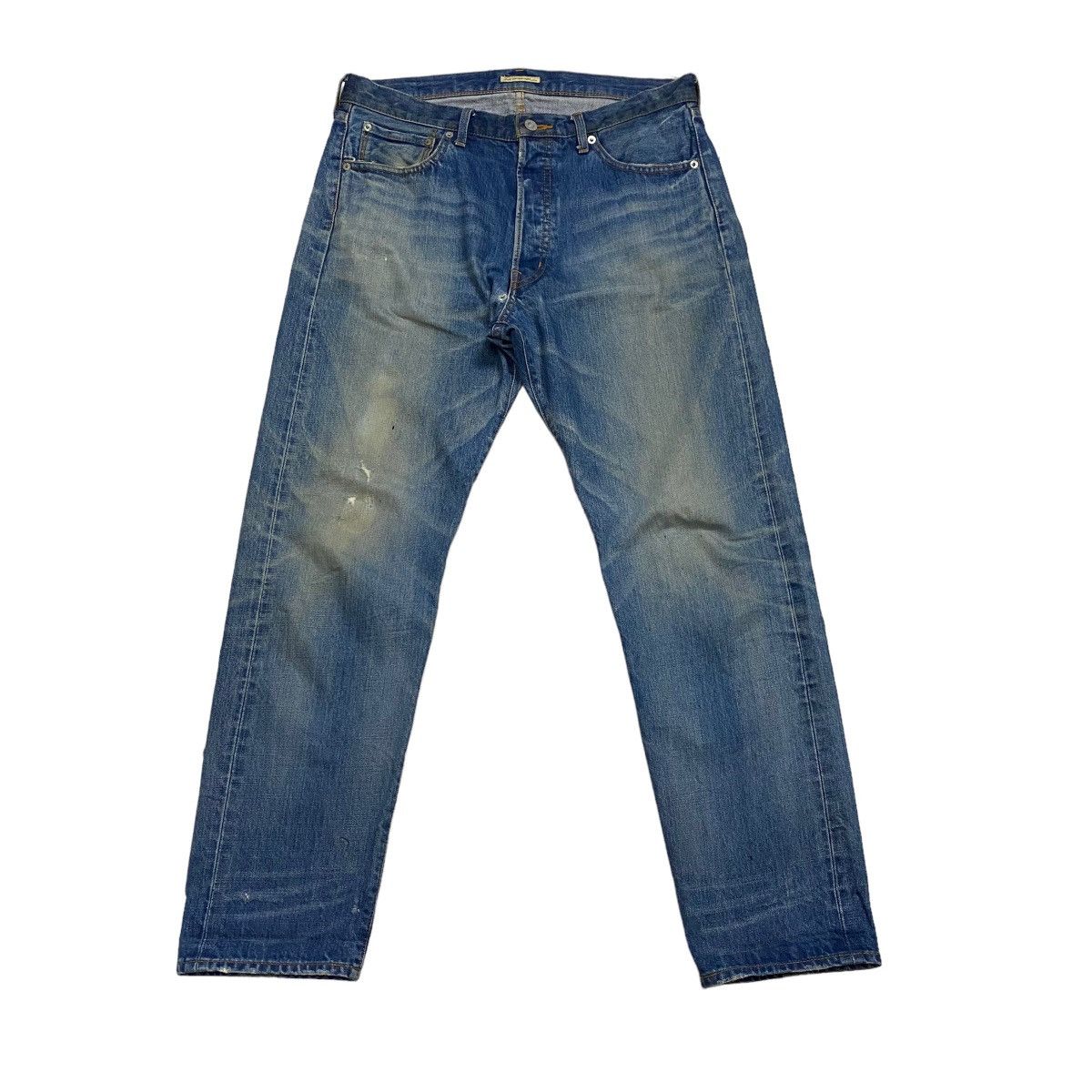 image of Journal Standard Journal Standart Selvedge Denim Distressed in Blue, Men's (Size 34)