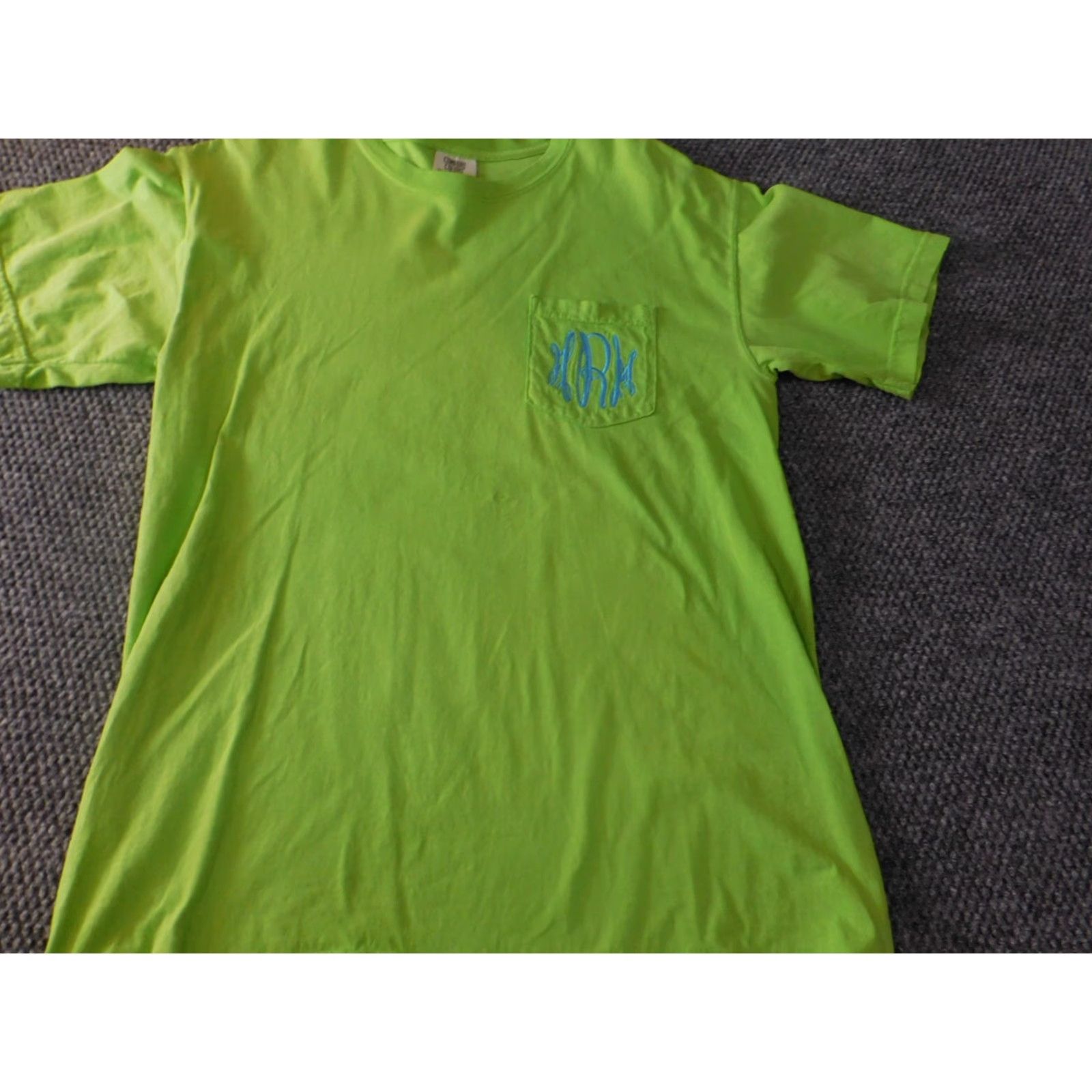 Comfort Colors Comfort Colors Mens Shirt M Green logo graphic classic T-Shirt Crew Neck Short Sleeve Cotton Knit Breathable Logo Classic Regular Men Size US M / EU 48-50 / 2 - 2 Thumbnail