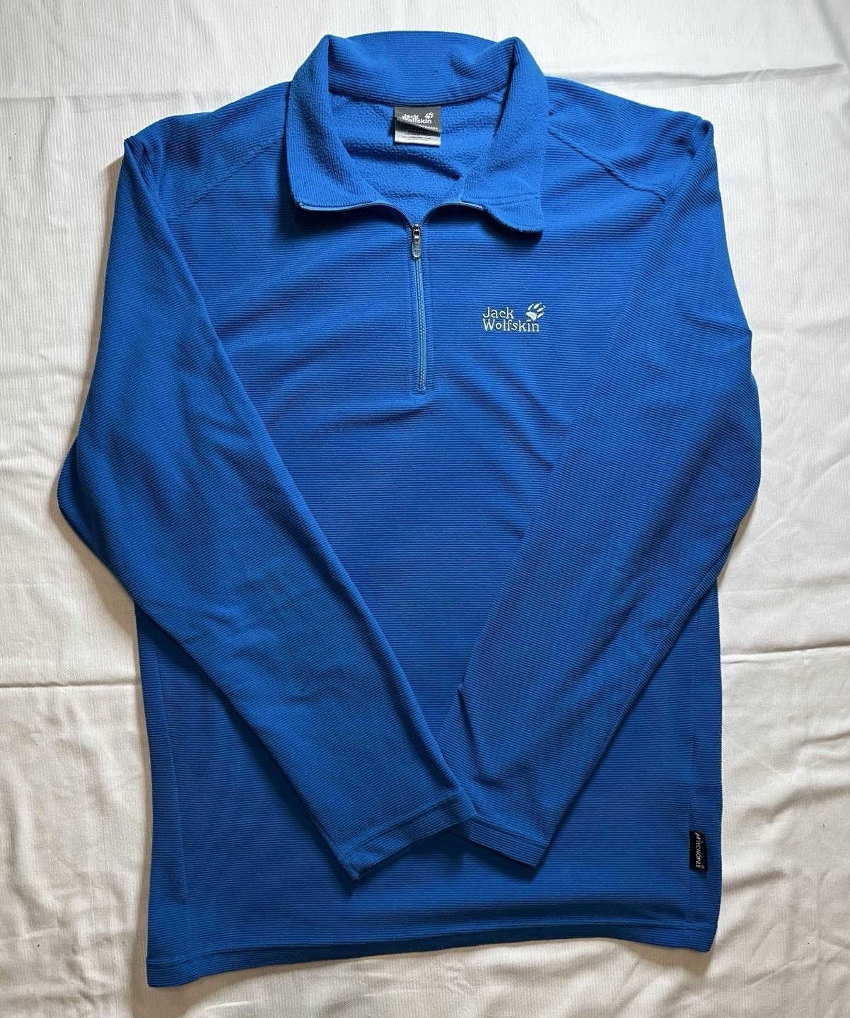 Jack Wolfskin Jack Wolfskin 1/4 Zip Fleece Pullover Blue XXl Size US XXL / EU 58 / 5 - 1 Thumbnail