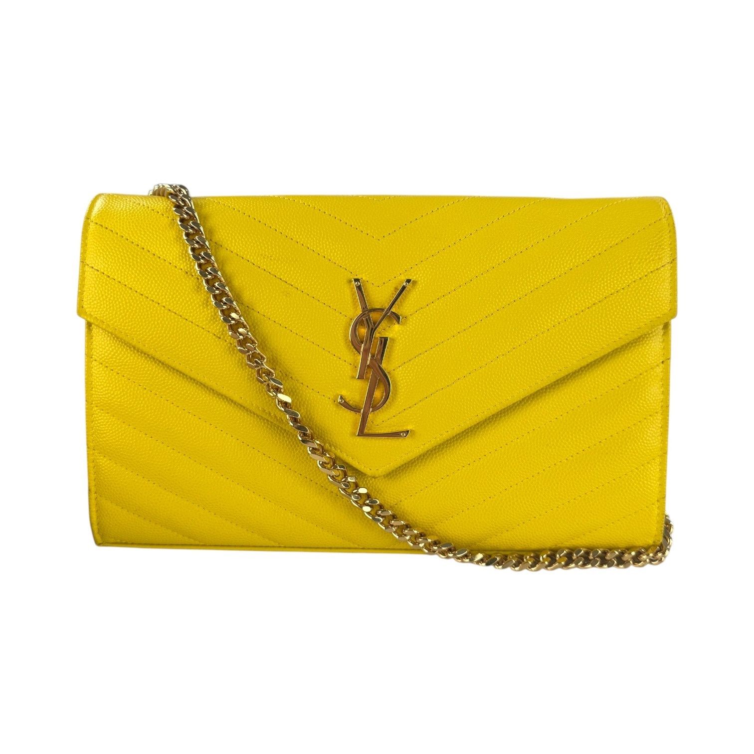 Yves Saint Laurent Saint Laurent Cassandre Envelope Wallet-On-Chain Bag Size ONE SIZE - 1 Thumbnail