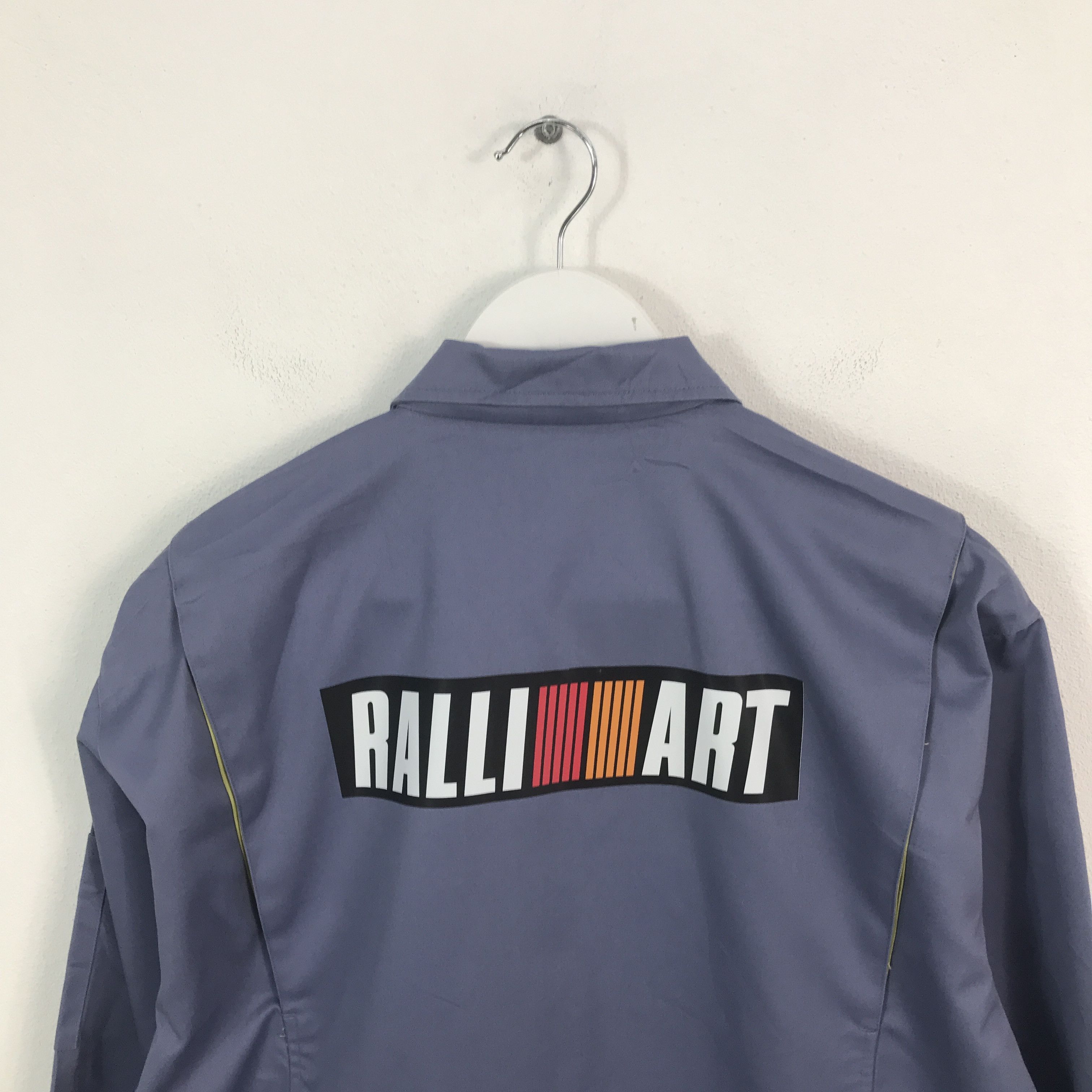 Japanese Brand Mitsubishi Ralliart Custom Art Worker Sport Jacket Size US L / EU 52-54 / 3 - 4 Thumbnail