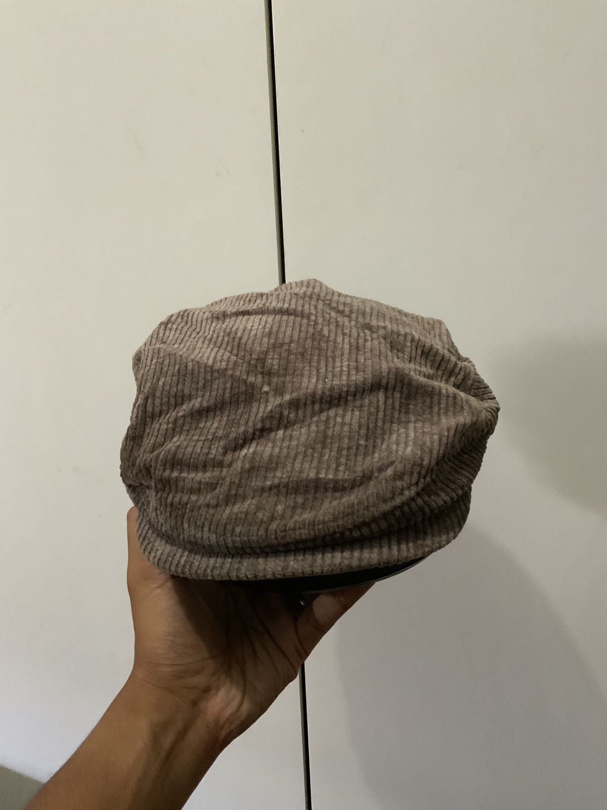 Japanese Brand GUN Corduroy Flat Head Baretta Hat Cap Size ONE SIZE - 5 Thumbnail