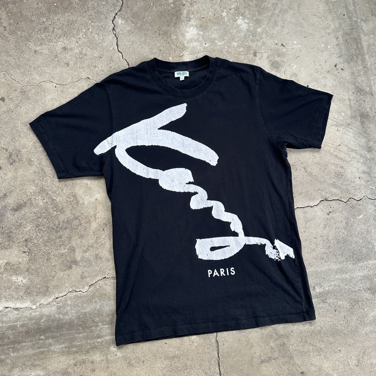 Kenzo Mens Kenzo Paris T-shirt ti big logo tee Size US M / EU 48-50 / 2 - 2 Thumbnail