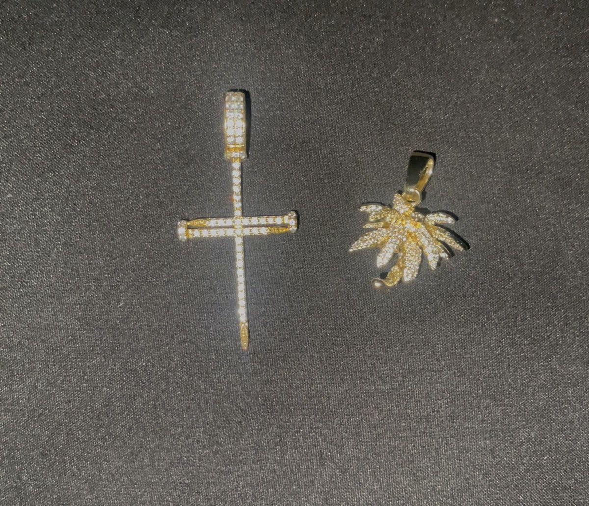 Other NEEDLE CROSS & PALM TREE PENDANT Size ONE SIZE - 7 Thumbnail