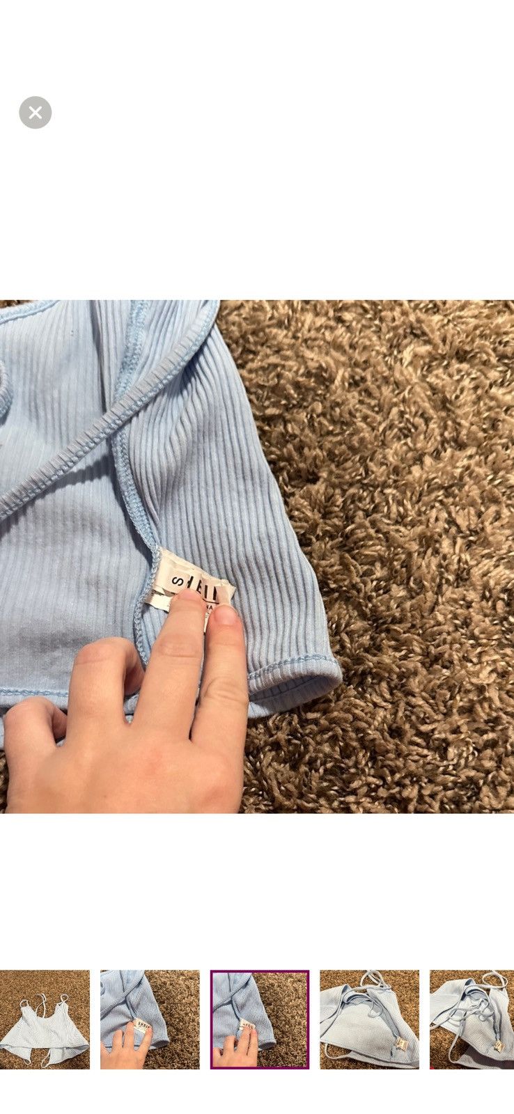 Other Blue tank top Size S / US 4 / IT 40 - 6 Thumbnail