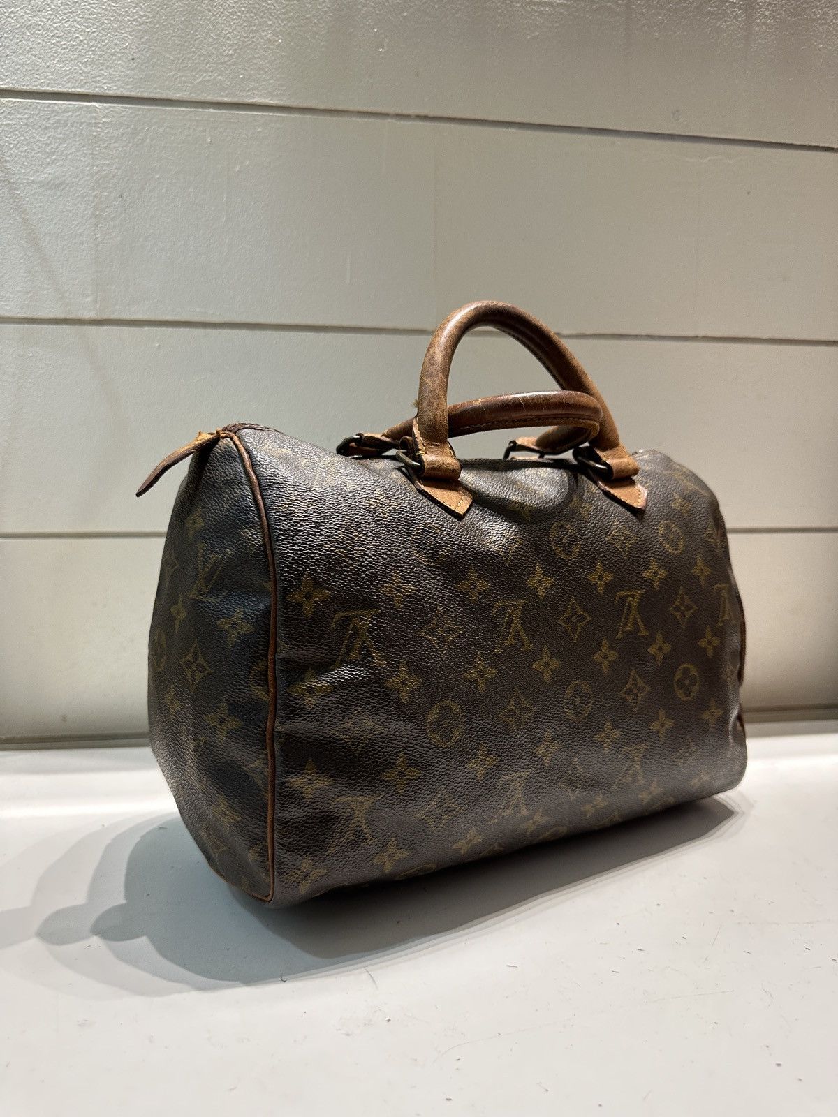 Louis Vuitton 1980 - Louis Vuitton Vintage Speedy 30 Bag Size ONE SIZE - 8 Thumbnail
