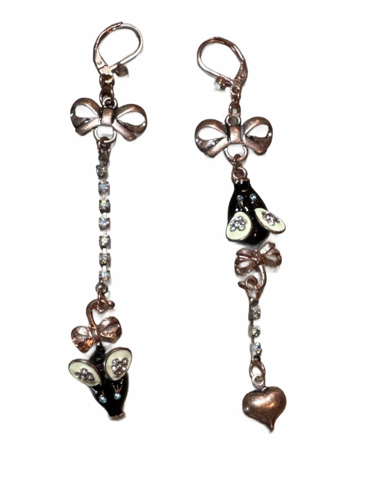 Other Betsey Johnson Whimsical Earrings with Mice Rose Gold Size ONE SIZE - 1 Preview