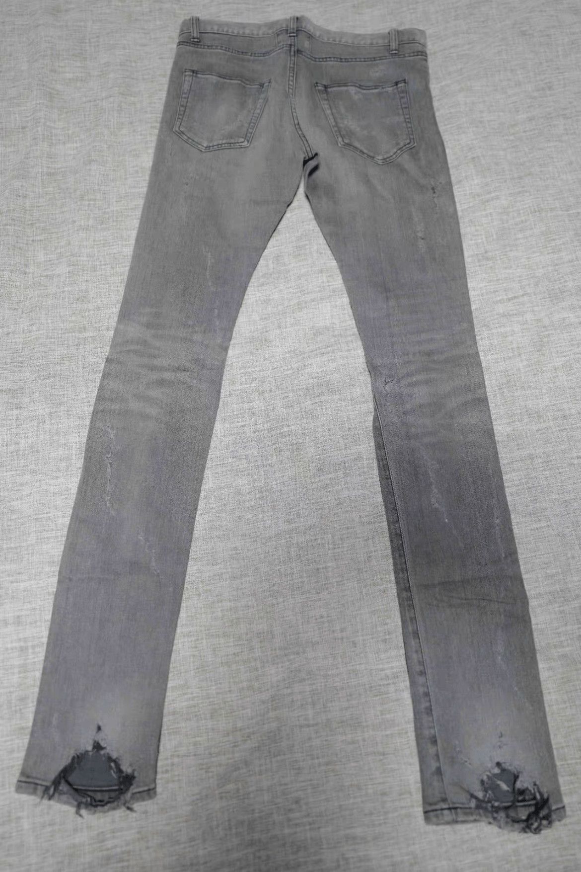 Saint Laurent Paris Saint Laurent Paris 13AW D02 Distressed Denim Size US 29 - 2 Thumbnail