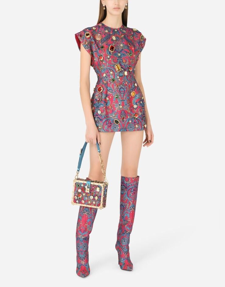 Dolce & Gabbana o1y0925 Spike Heel Boots in Multicolor Size US 4 / IT 34 - 5 Thumbnail