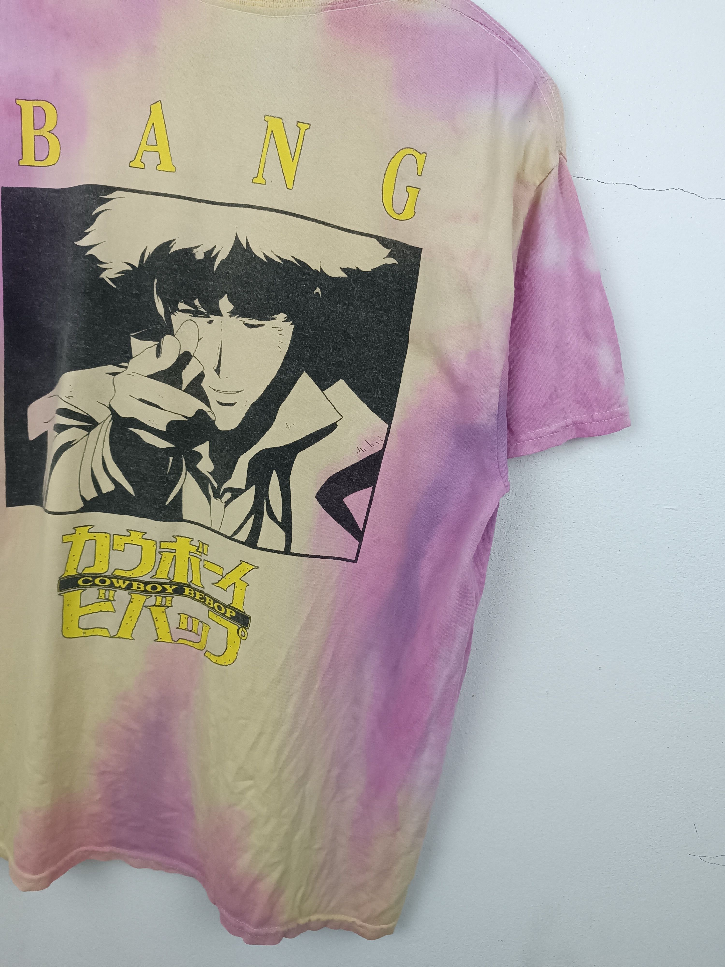 Anime VINTAGE COWBOY BEBOP TIE DYE ANIME TEE akira ghost in shell Size US M / EU 48-50 / 2 - 7 Thumbnail