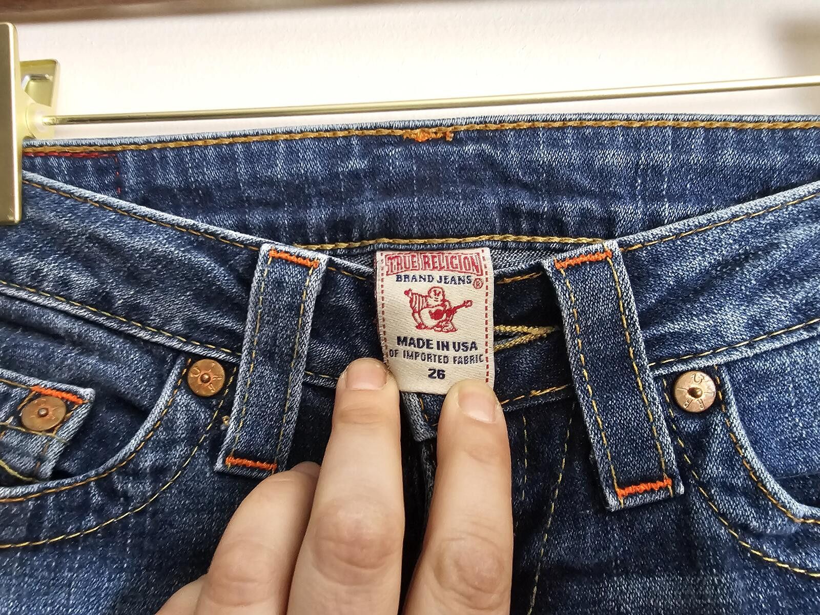 True Religion True Religion Jeans Womens Size 26 Skinny Distressed Denim Size 26" / US 2 / IT 38 - 3 Thumbnail