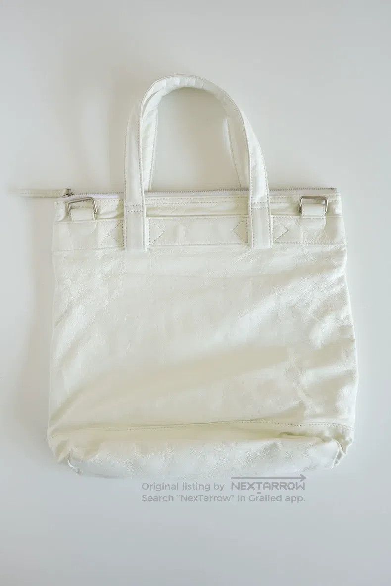 Yohji Yamamoto Yohji Yamamoto White Horse Leather Satchel Size ONE SIZE - 2 Thumbnail