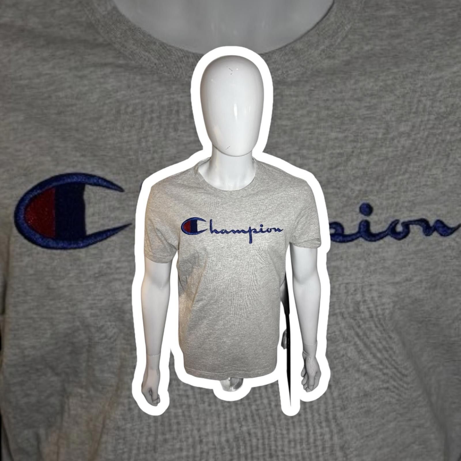 Champion Champion Grey Classic Logo T-Shirt - Large Size US L / EU 52-54 / 3 - 1 Thumbnail