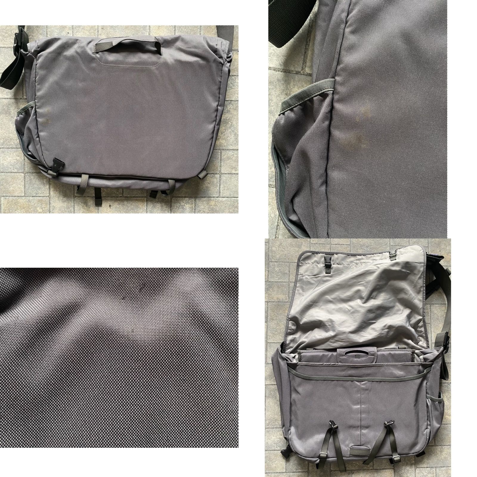 Patagonia Patagonia Messenger Bag Gray Mens Flaws Wear Shoulder Bag Size ONE SIZE - 8 Thumbnail